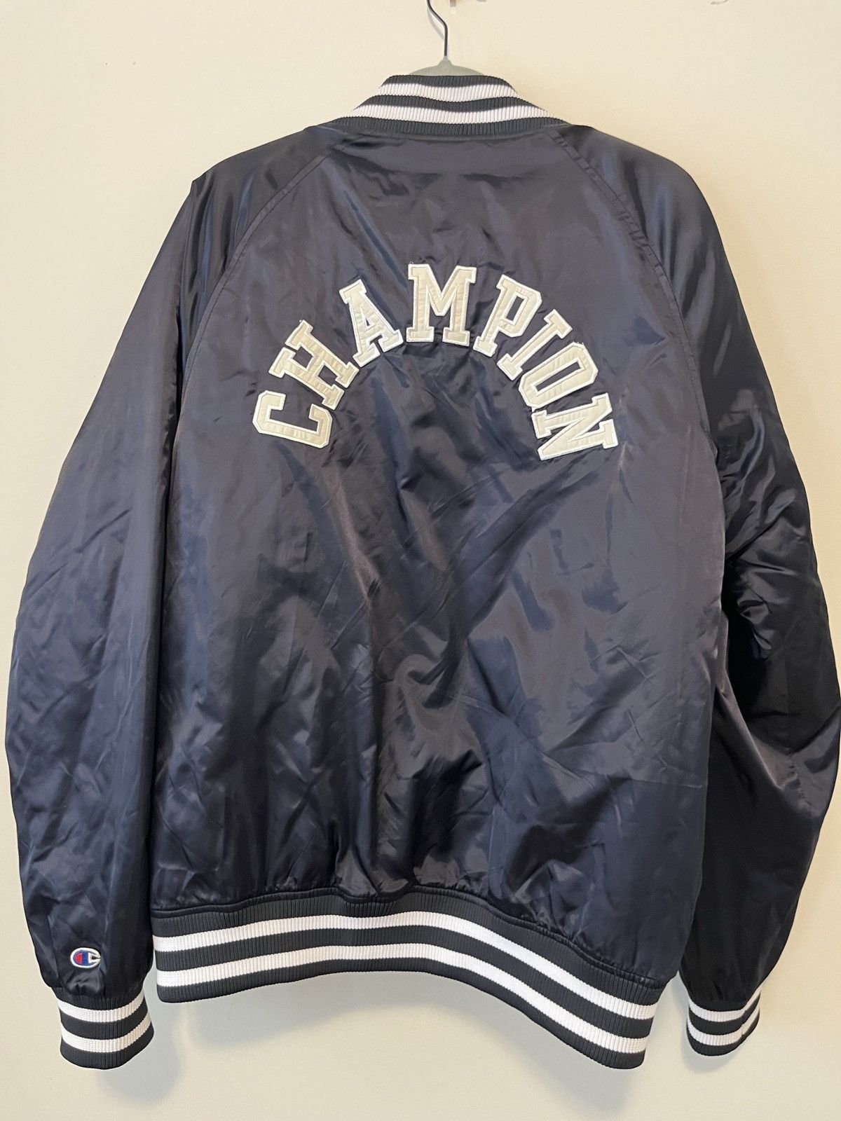 Champion Champion Satin Varsity Jacket Size US L / EU 52-54 / 3 - 2 Thumbnail