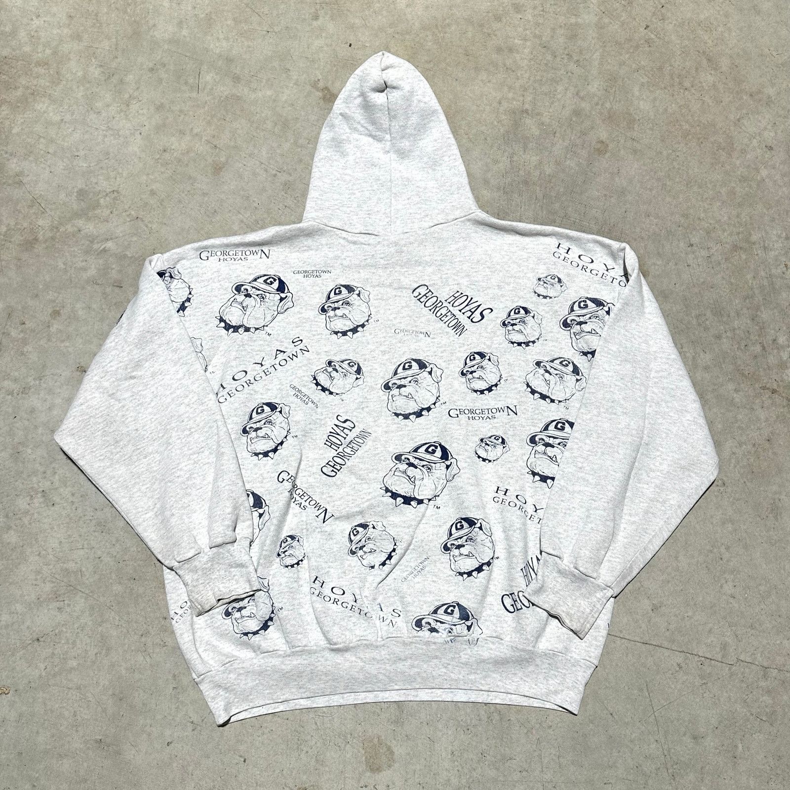 Starter Vintage GeorgeTown Hoyas AOP Sweater Size Large in Men Size US L / EU 52-54 / 3 - 2 Thumbnail