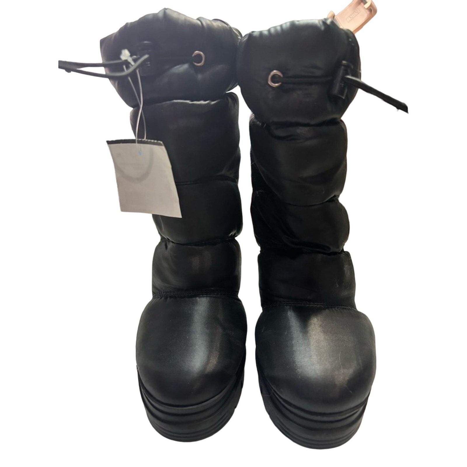 Guess GUESS Women's Jara Black High Heel Platform Booties Sz 7 Size US 7 / IT 37 - 4 Thumbnail