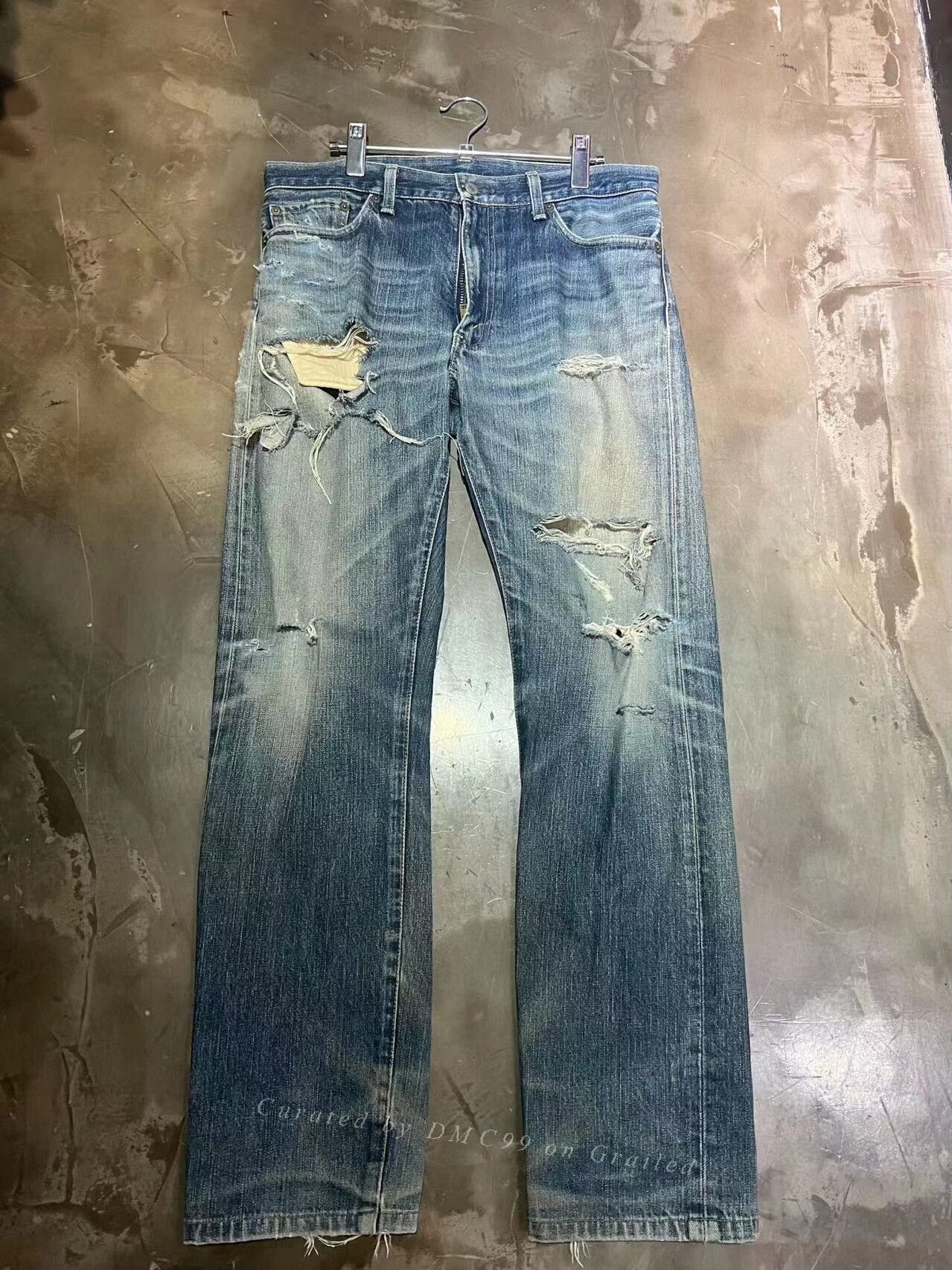 Vintage Vintage Levi's 505 Blue Reissue Size US 30 / EU 46 - 1 Thumbnail