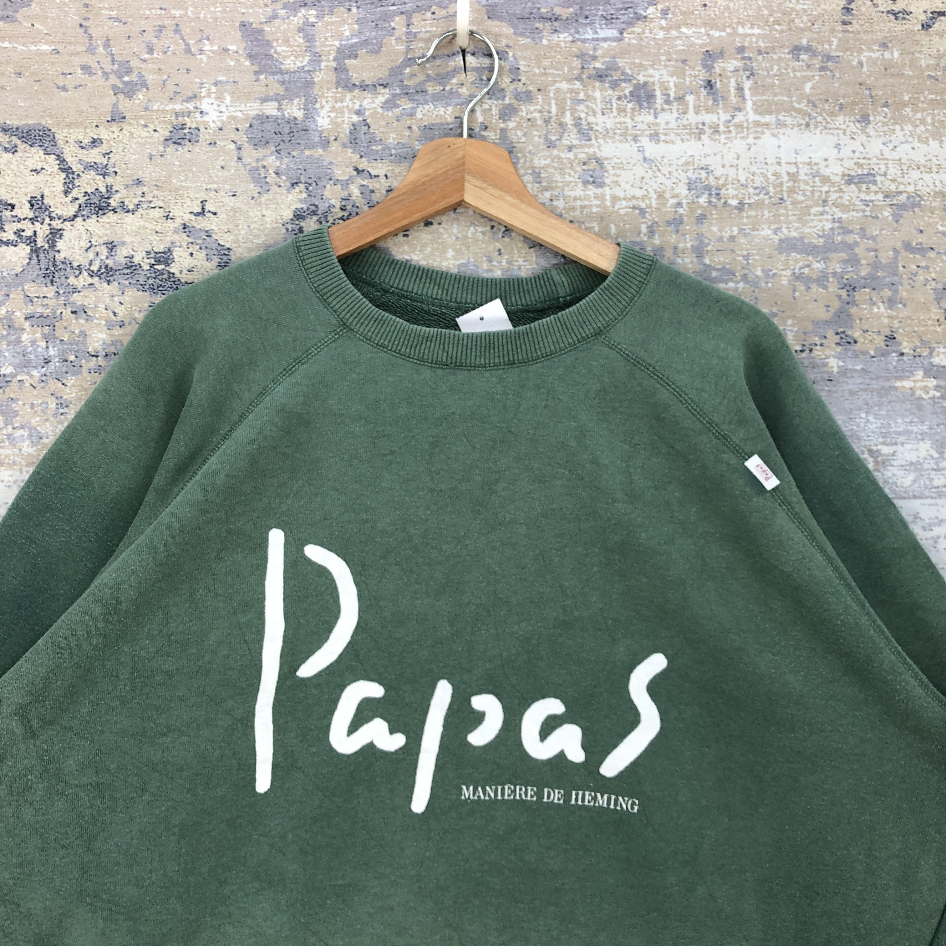 Japanese Brand × Vintage Vintage 90s Papas Maniere De Heming Japan Sweater Sweatshirt Size US XL / EU 56 / 4 - 3 Thumbnail