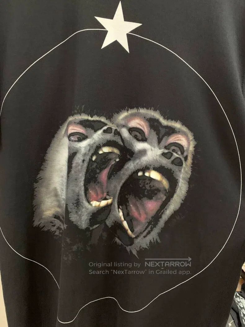 Givenchy Givenchy Double Monkey Short Sleeve Size US S / EU 44-46 / 1 - 3 Thumbnail