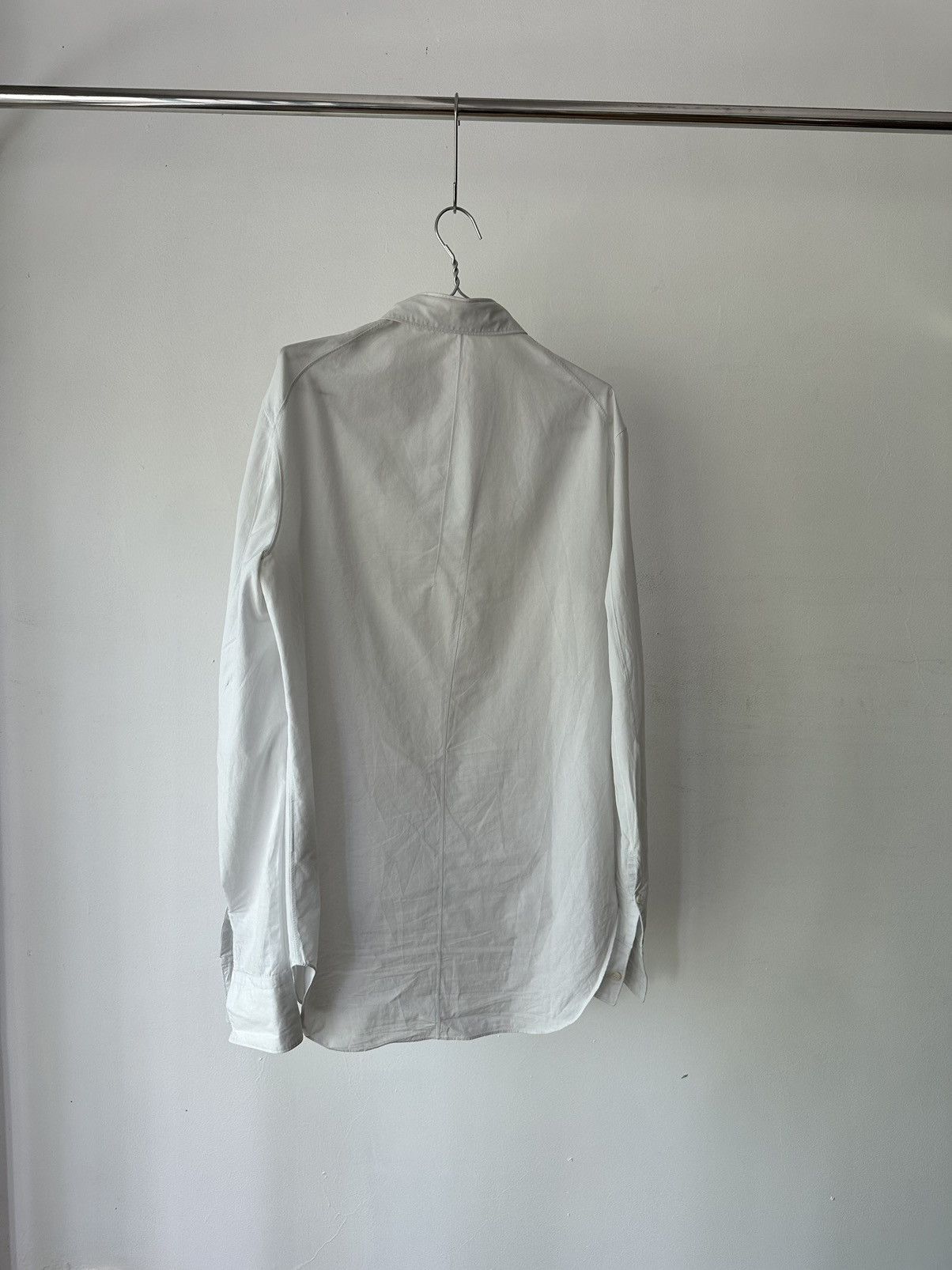 Carol Christian Poell Carol Christian Poell Dead End Button Stayed White Shirt Size US M / EU 48-50 / 2 - 3 Thumbnail