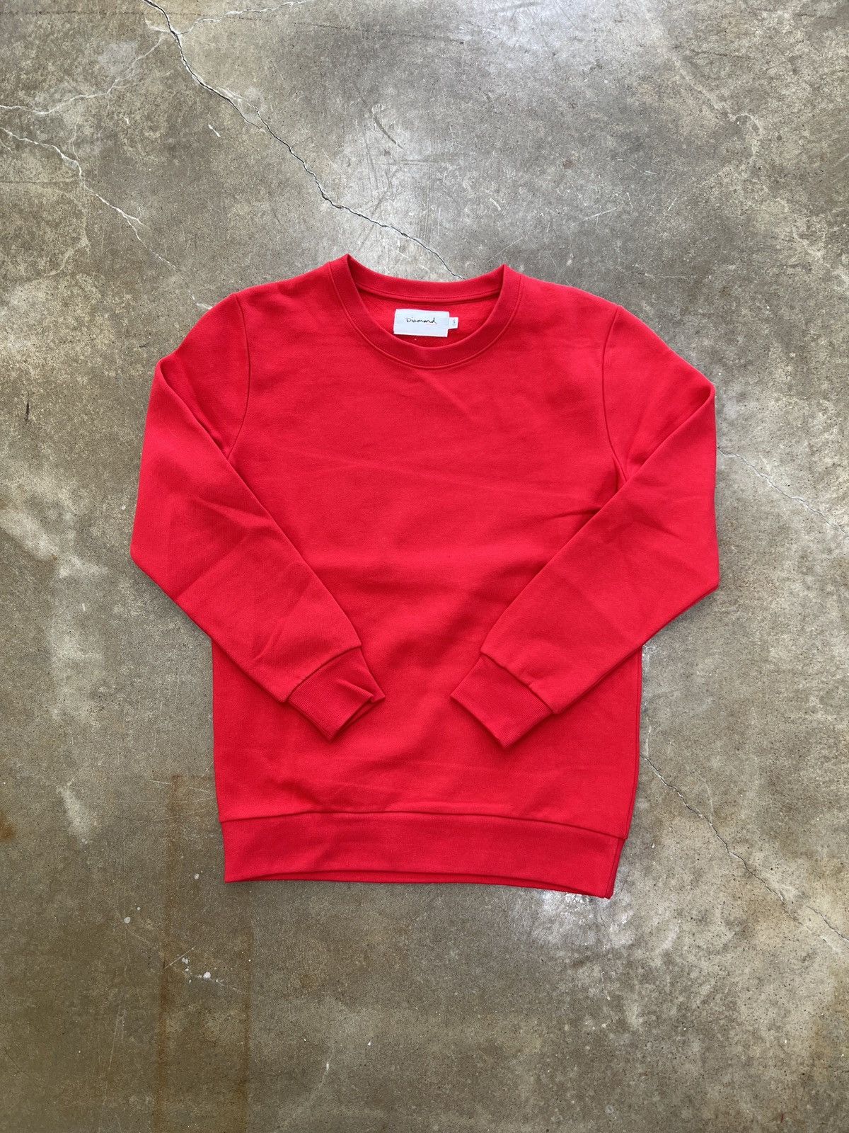 Diamond Supply Co. Diamond Supply Blank Crewneck Red Small Size US S / EU 44-46 / 1 - 2 Thumbnail