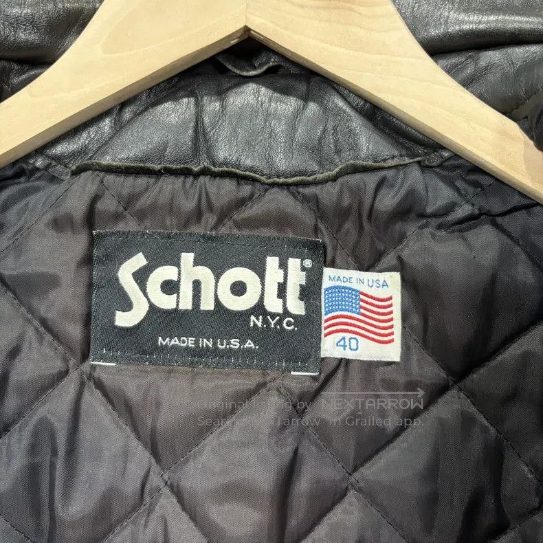 Schott Schott 104 Eunuch cowhide mounted police jacket leather ja Size US S / EU 44-46 / 1 - 7 Thumbnail