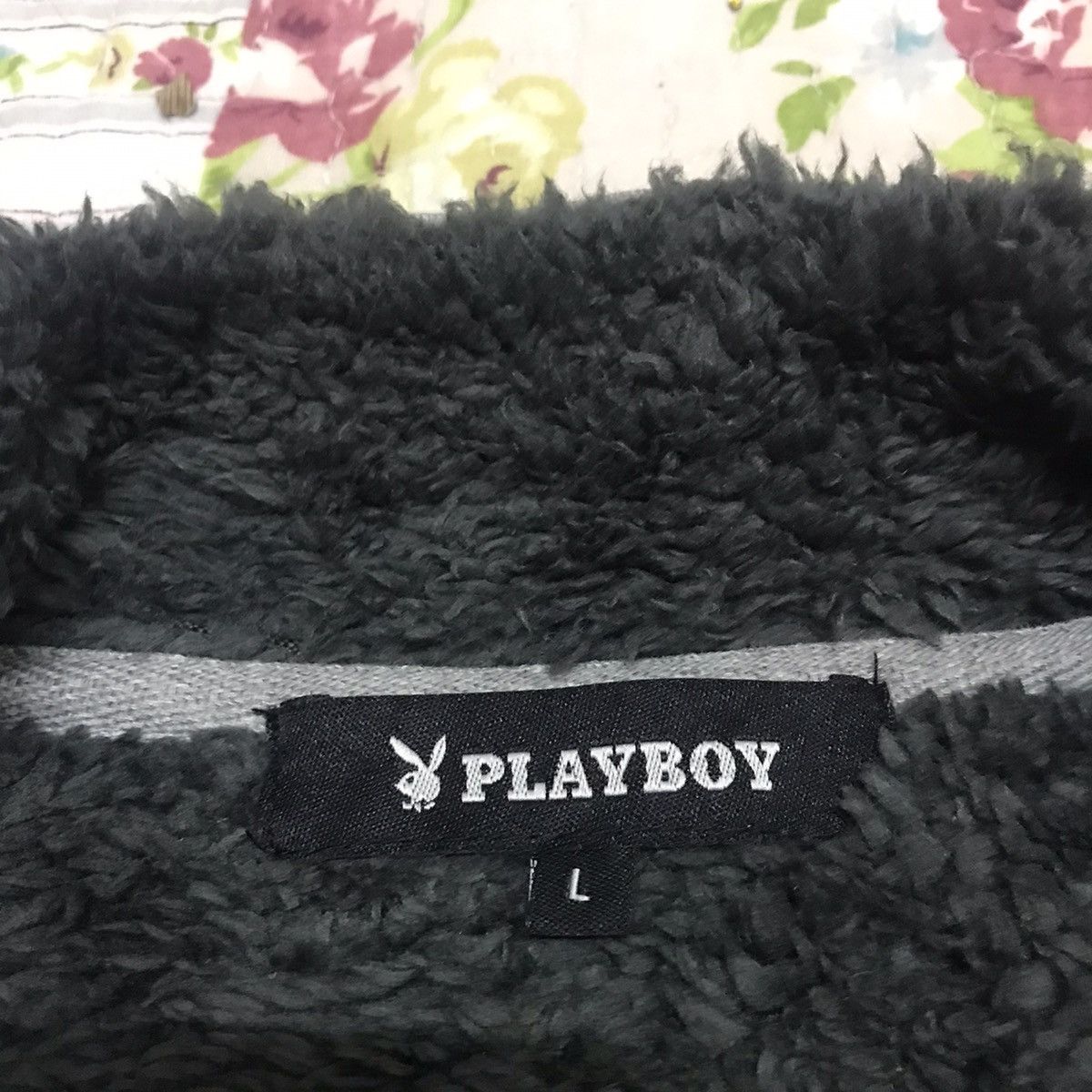Japanese Brand × Playboy PLAYBOY Half Zipper Sweater Fleece Collar Size US M / EU 48-50 / 2 - 5 Thumbnail