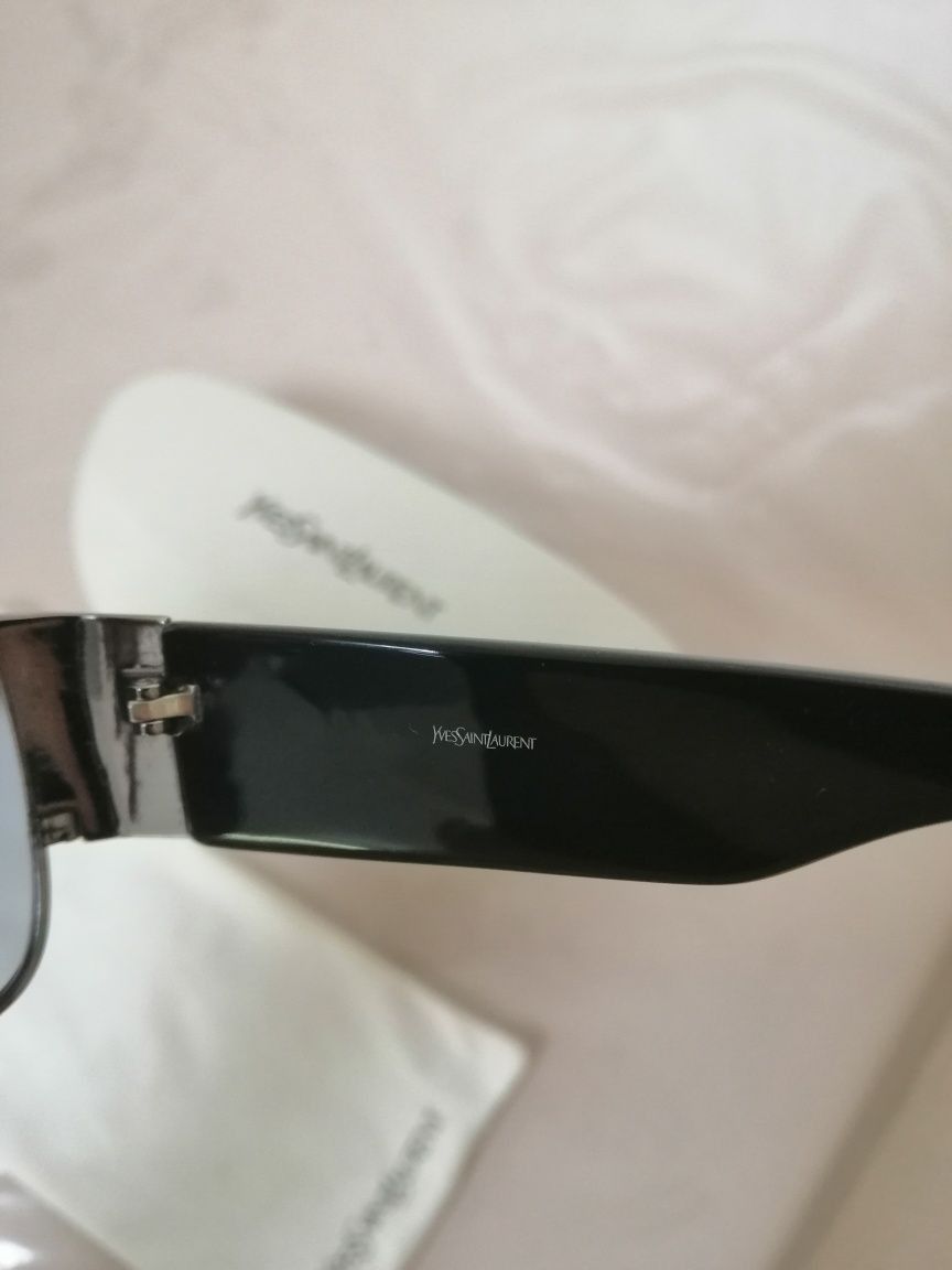 Yves Saint Laurent YSL 6050/S unisex Logo sunglasses Size ONE SIZE - 4 Thumbnail