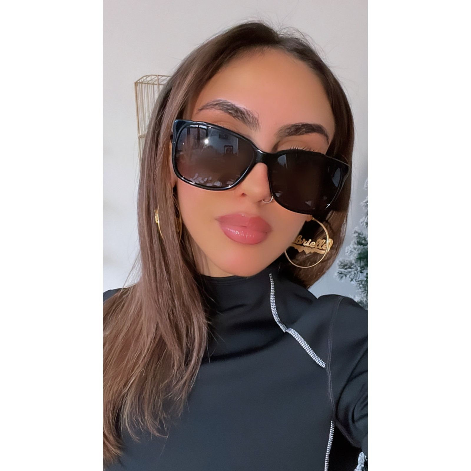 Burberry NEW Burberry BE4181 Black Unisex Check Print Sunglasses Size ONE SIZE - 2 Thumbnail