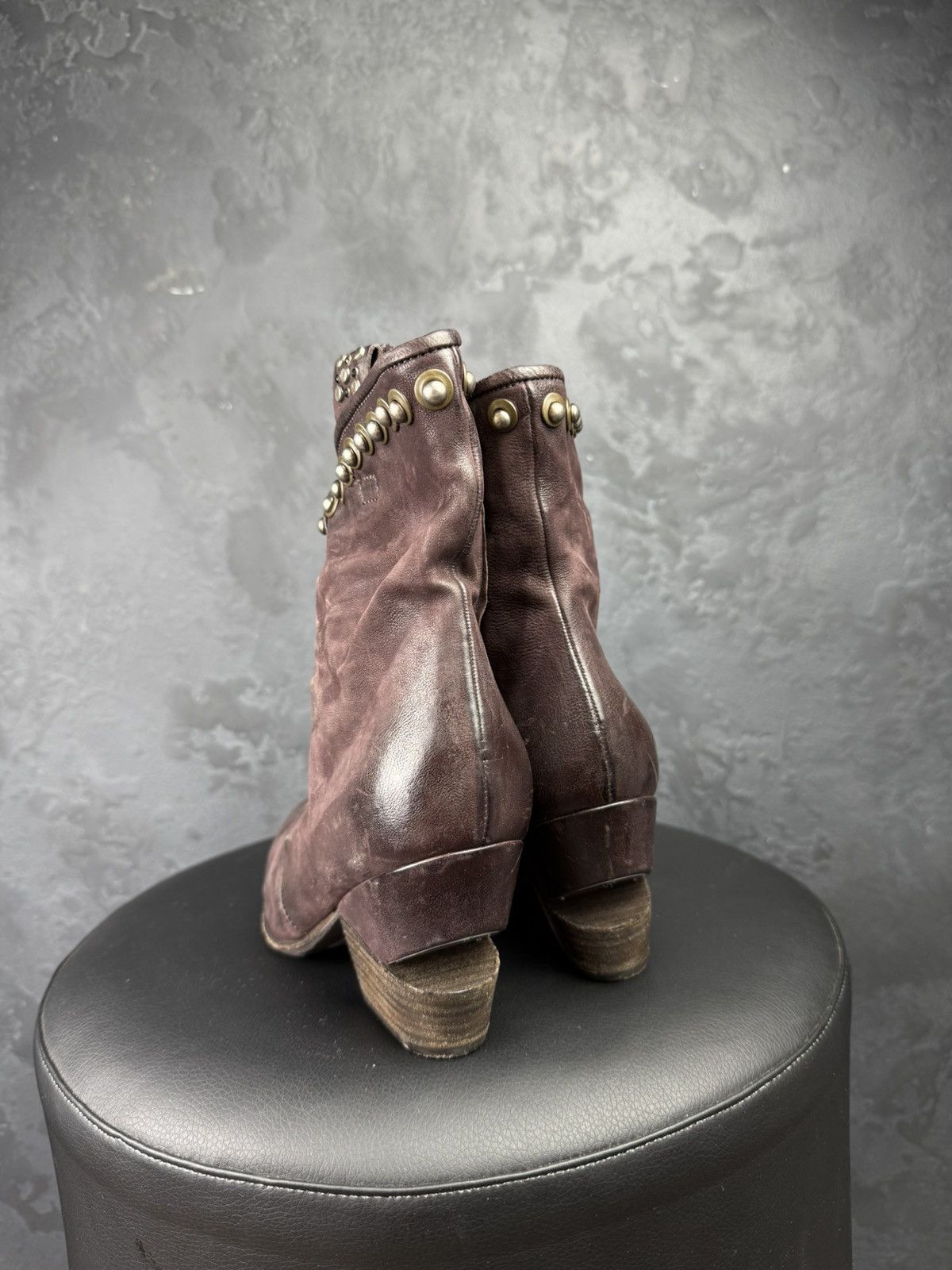 A.S.98 Women's A.S.98. Airstep Suide Biker Zip Ankle Boots Size US 6 / IT 36 - 6 Thumbnail
