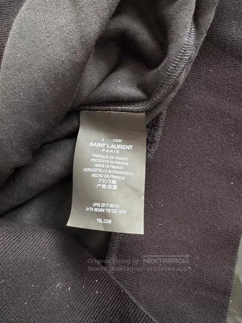 Saint Laurent Paris Saint Laurent Paris Men's Glitter Hoodie i Size US S / EU 44-46 / 1 - 2 Thumbnail