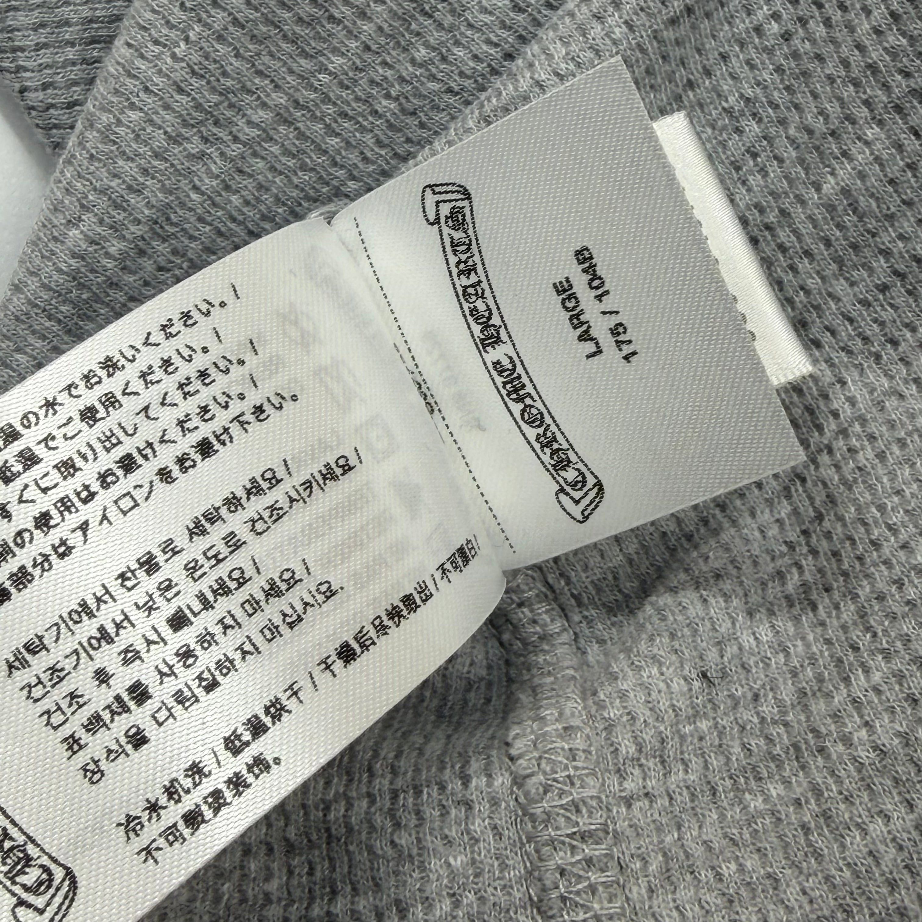 Chrome Hearts Chrome Hearts Scroll Logo Grey Thermal L/S L Size US L / EU 52-54 / 3 - 7 Thumbnail