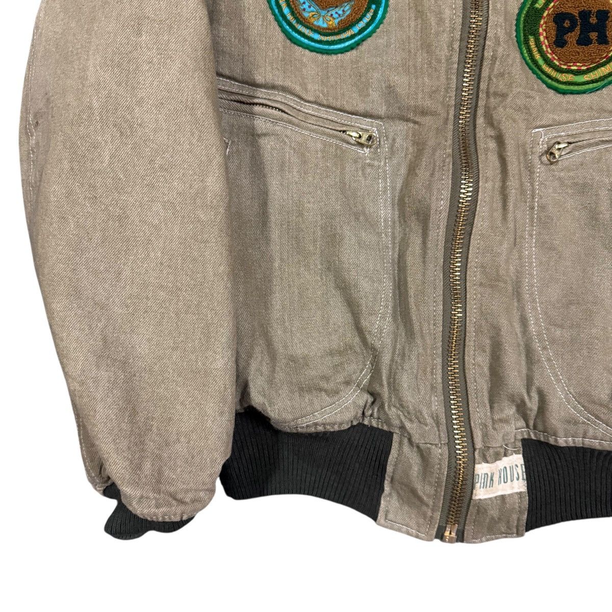 Karl Helmut Vtg🔥Pink House Karl Helmut Bomber Duck Canvas Bondage Jacket Size US M / EU 48-50 / 2 - 10 Thumbnail
