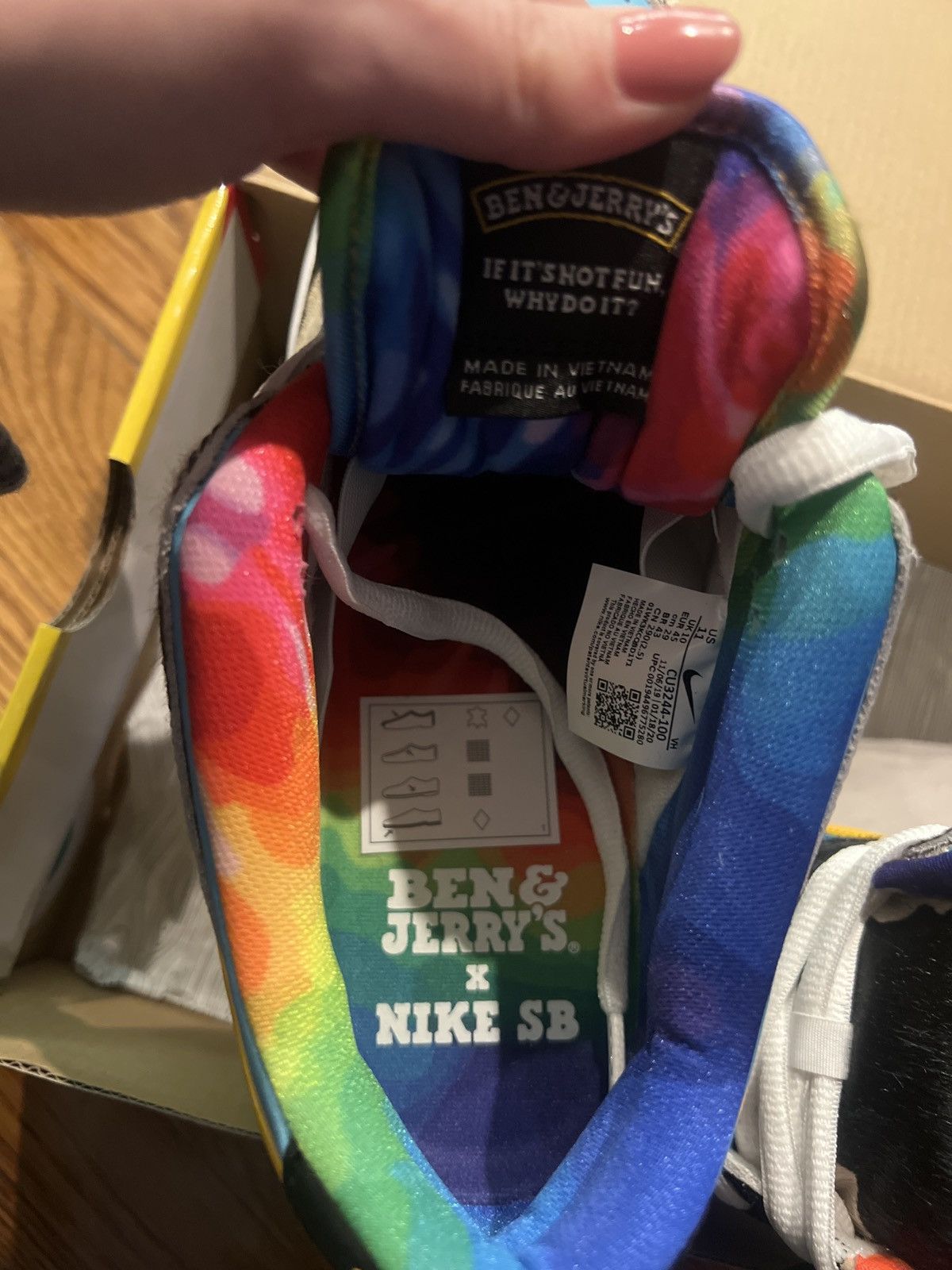 Nike Ben & Jerry’s Nike Dunk Low - Chunky Dunkys Size US 11 / EU 44 - 14 Thumbnail