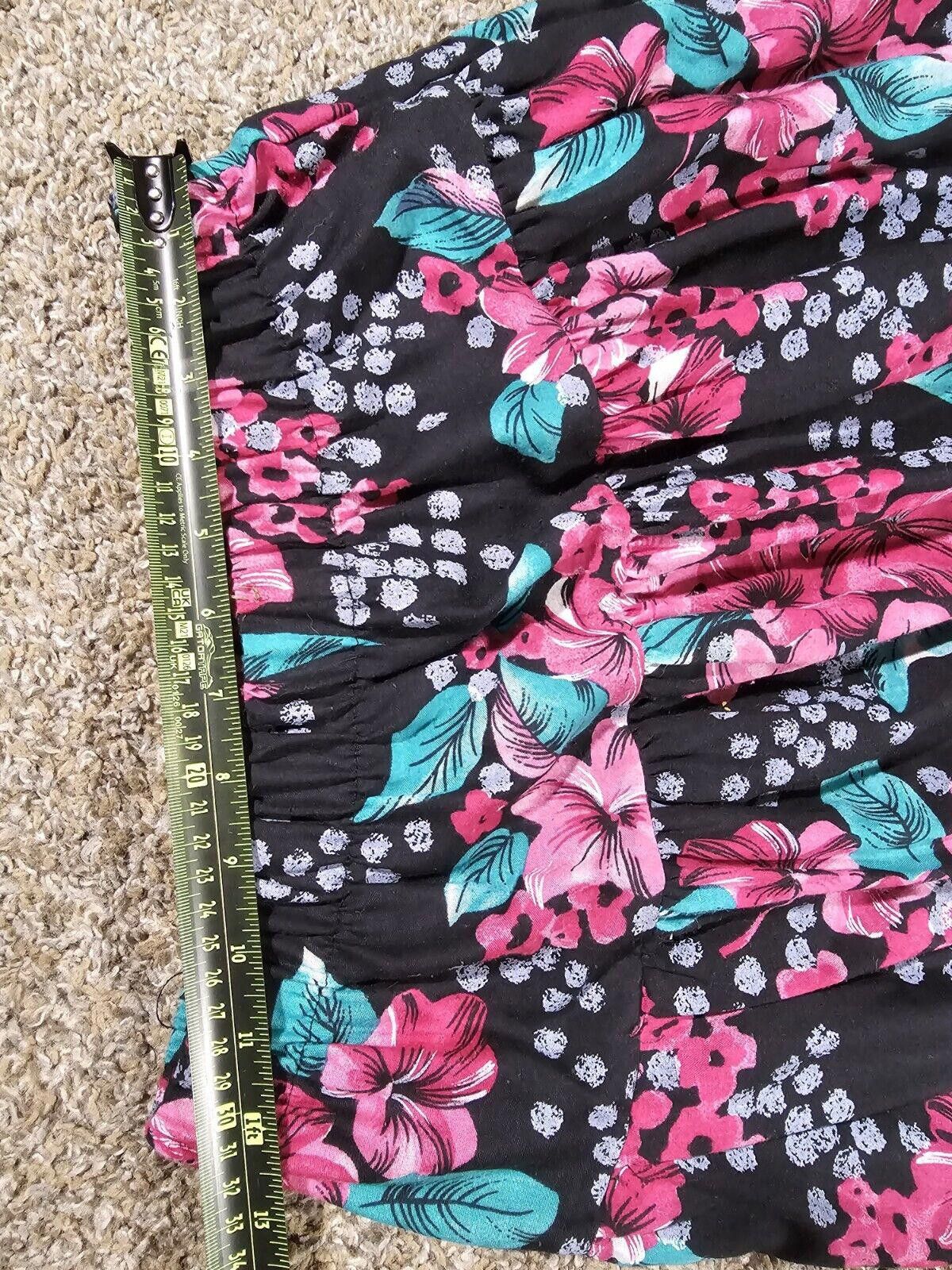 Designer Vintage Land n sea Medium skirt Small Shirt Floral 2 Pieces Size 30" / US 8 / IT 44 - 10 Thumbnail