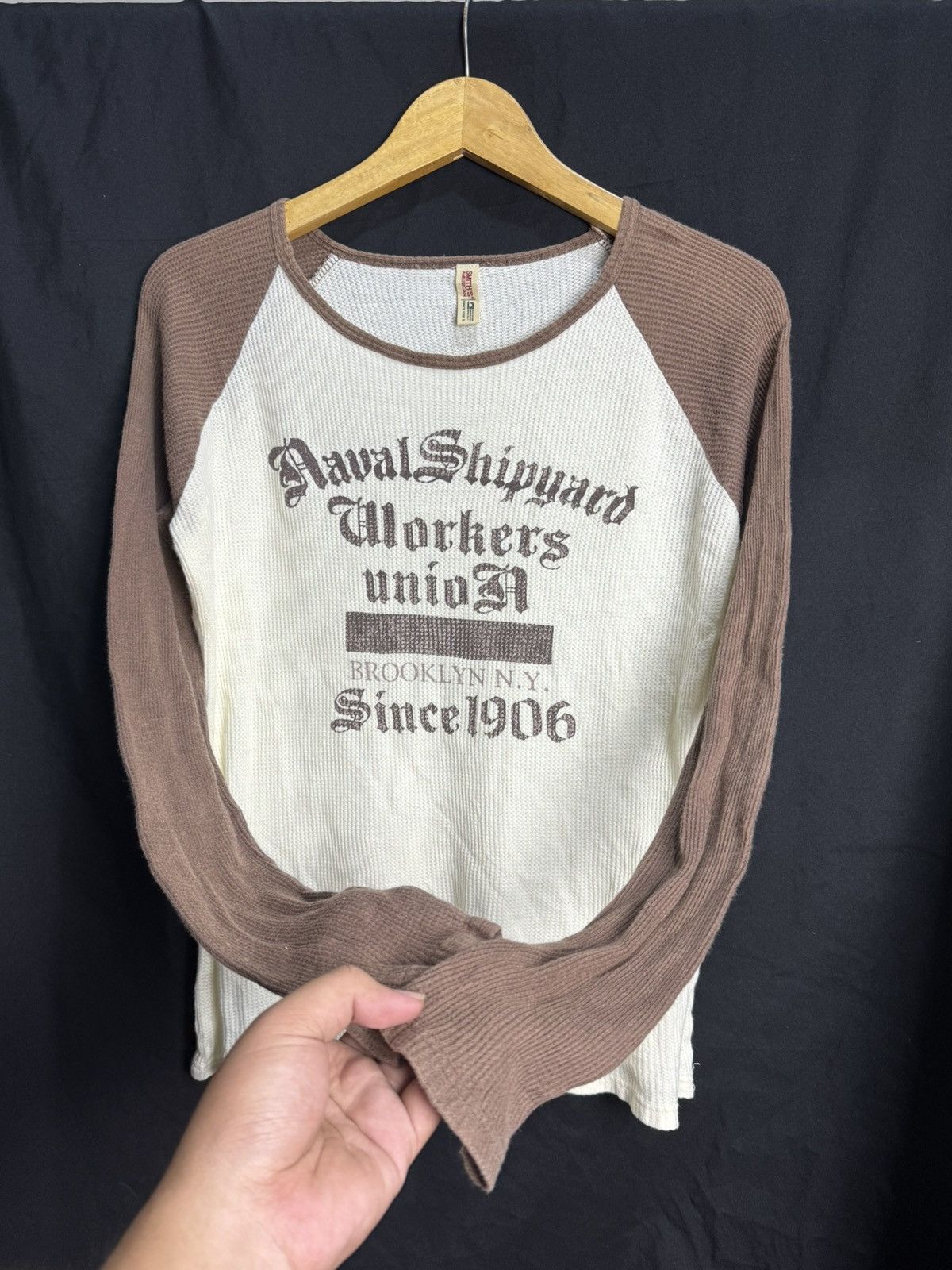 If Six Was Nine × Japanese Brand × Le Grande Bleu (L.G.B.) 2000s Smith American Long Sleeve Hysteric Styled Size US M / EU 48-50 / 2 - 2 Thumbnail