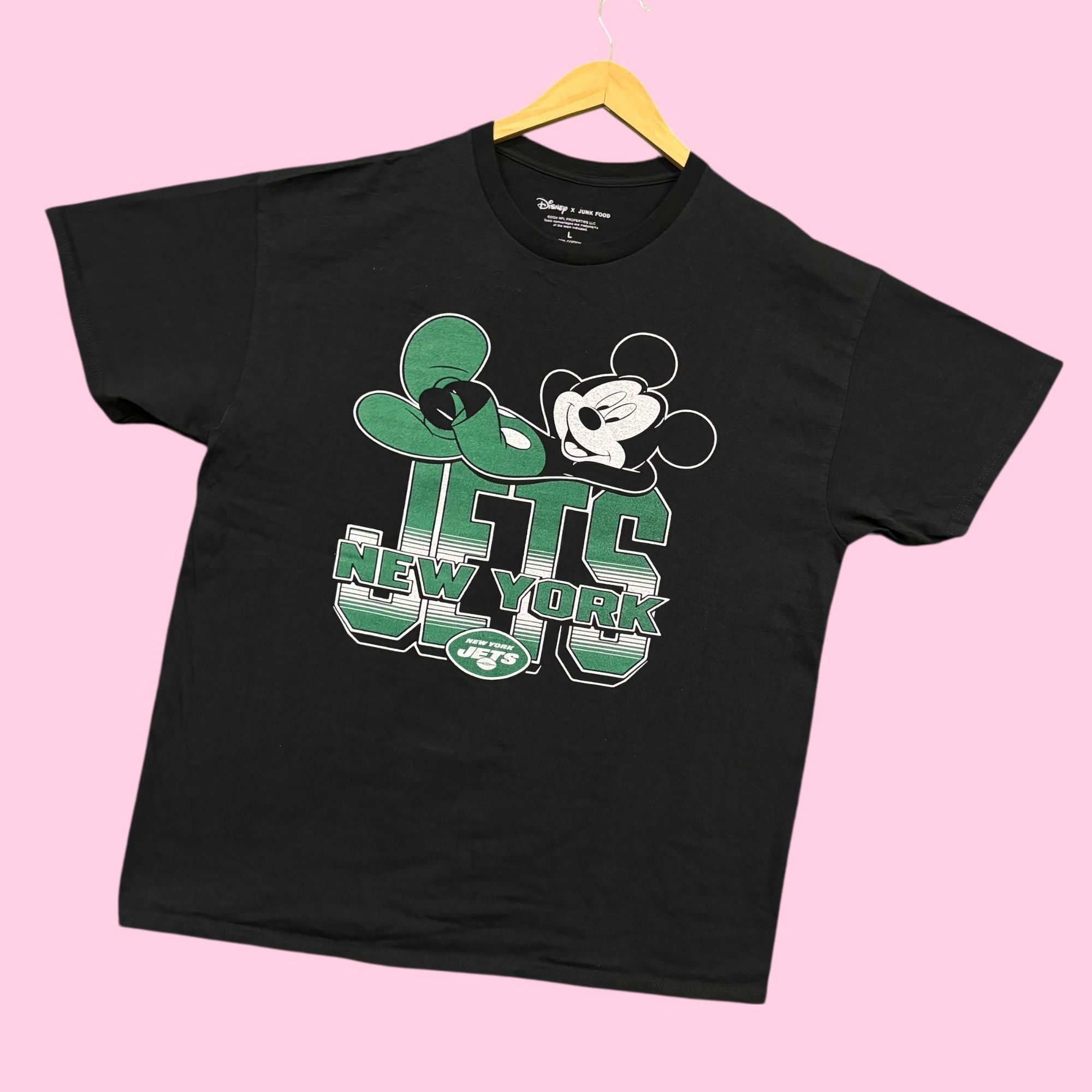 NFL Disney Mickey Mouse x NFL AFC East New York Jets Tee L Size US L / EU 52-54 / 3 - 3 Thumbnail