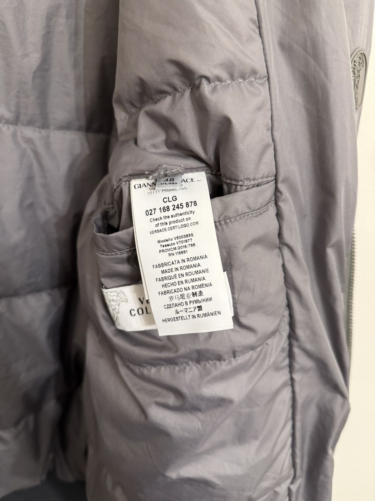 Versace Versace Collection goose dawn bomber Size US M / EU 48-50 / 2 - 8 Thumbnail