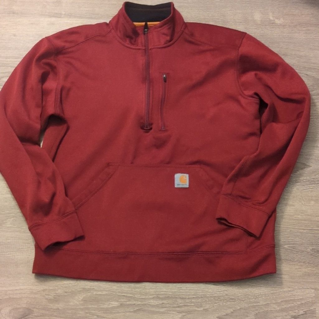 Carhartt Carhartt 1/2 zip fleece pullover size Large Relaxed Fit Size US L / EU 52-54 / 3 - 1 Thumbnail