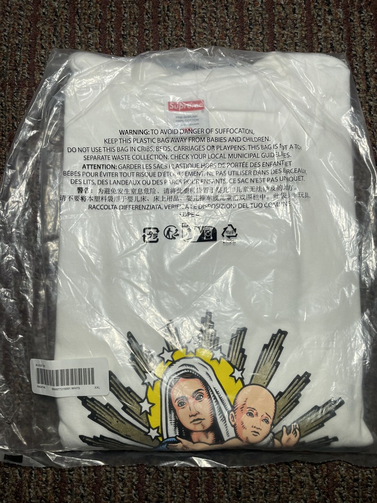 Supreme Supreme Blood Tee (XX-Large) Size US XXL / EU 58 / 5 - 2 Thumbnail