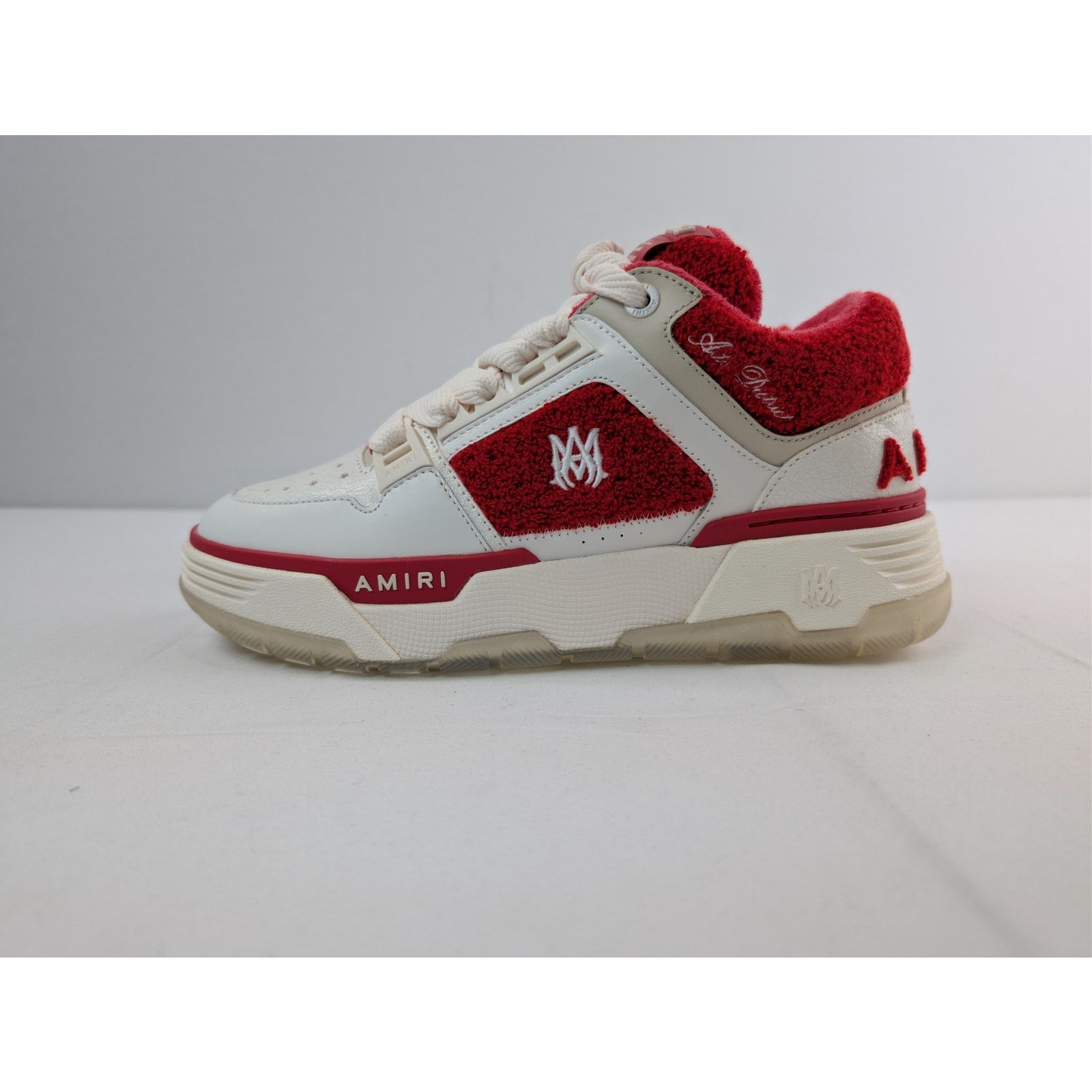 Amiri o1rshd1 Q:2 / Varsity MA-1 Sneakers in Red Size US 11 / EU 44 - 8 Thumbnail