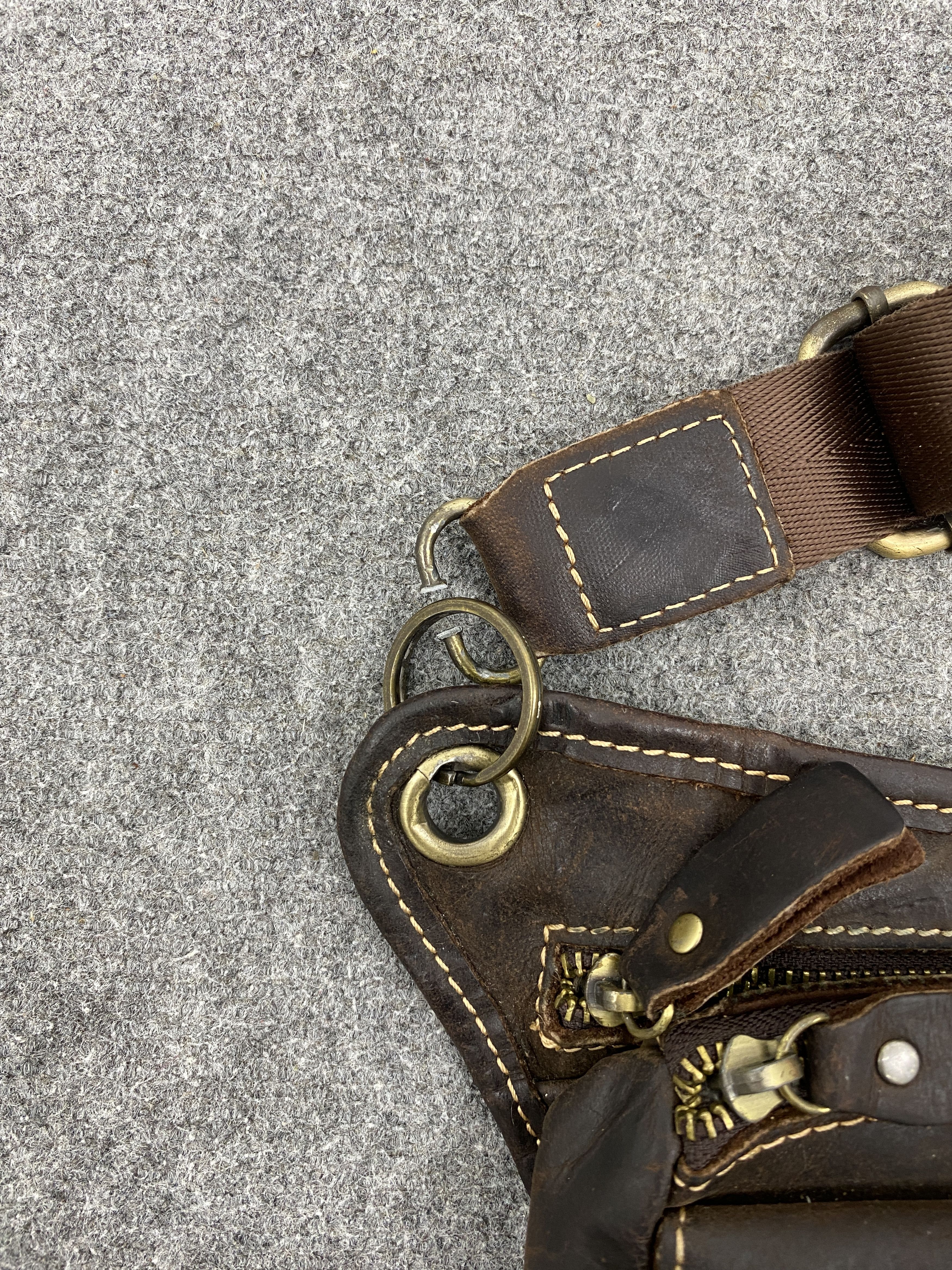 If Six Was Nine Vintage Japanese Brand Leather Sling Bag BG0113 Size ONE SIZE - 14 Thumbnail