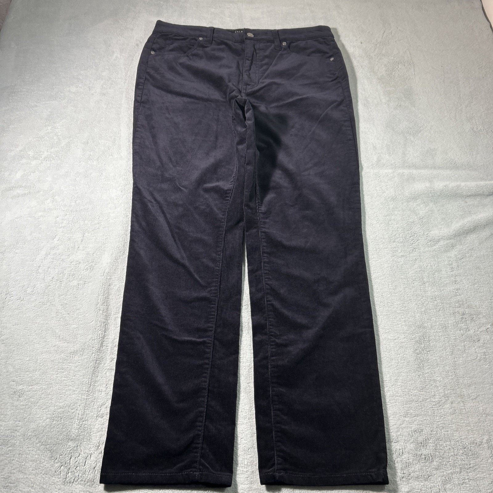 Talbots Velveteen Corduroy Straight Pants Womens 34x28 Velour Formal Size 34" / US 12 / IT 48 - 1 Thumbnail