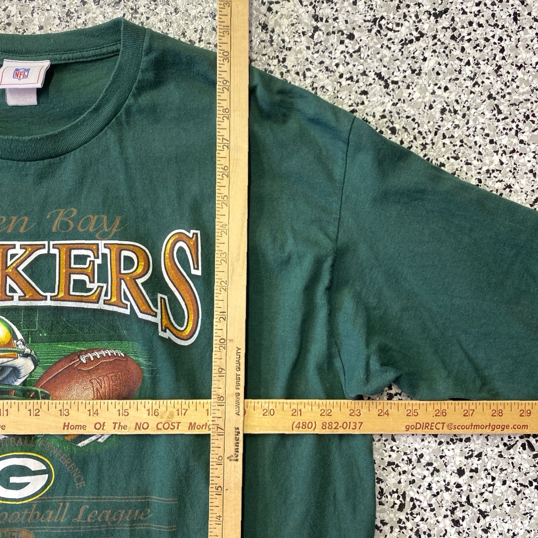 NFL VINTAGE NFL Green Bay Packers helmet Logo T-Shirt Long Sleeve XL Men XS? Size US XL / EU 56 / 4 - 2 Thumbnail
