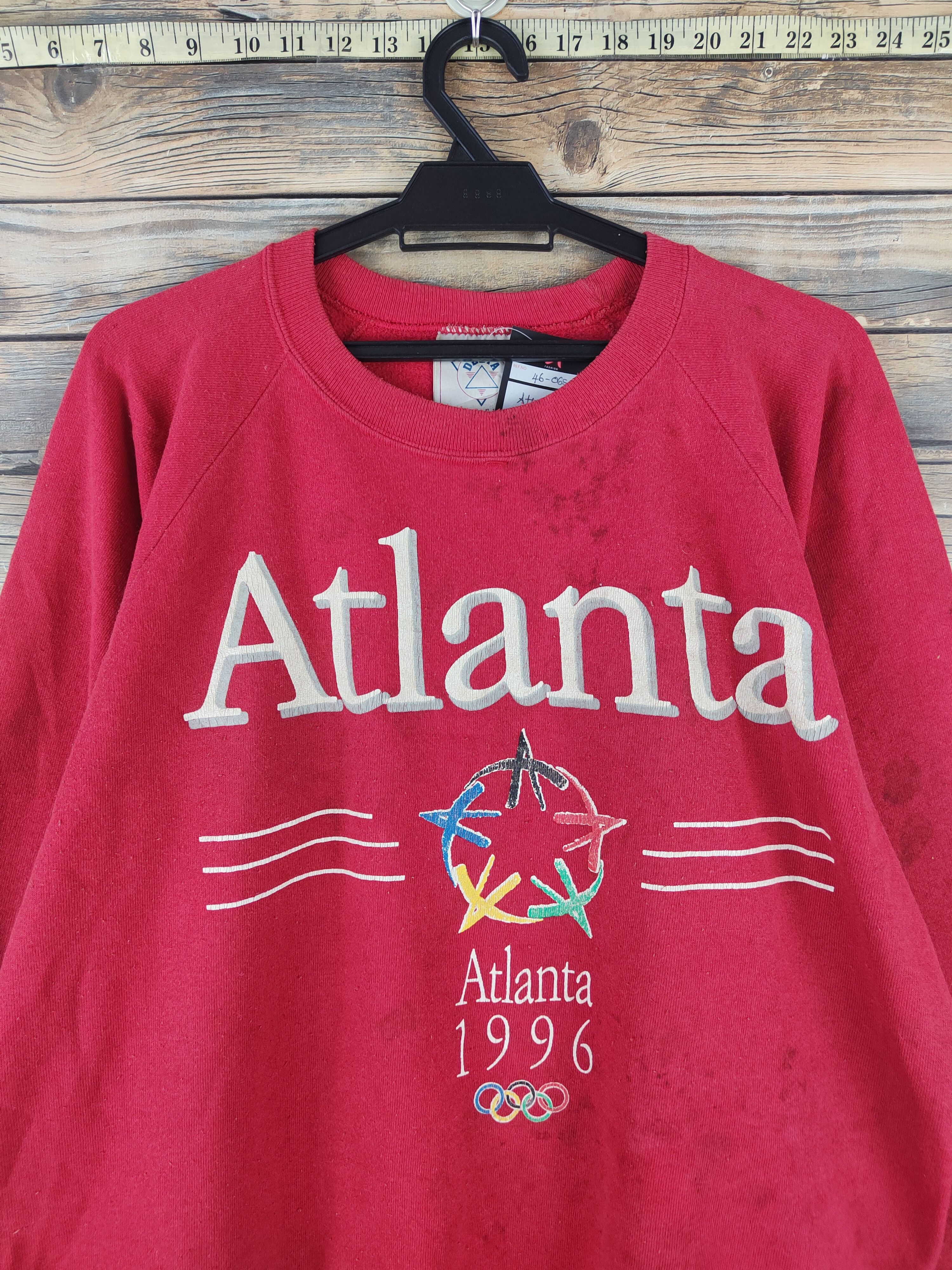 Vintage DL Atlanta 1996 vintage Olympic Sweatshirts #46-065 Size US XL / EU 56 / 4 - 2 Thumbnail