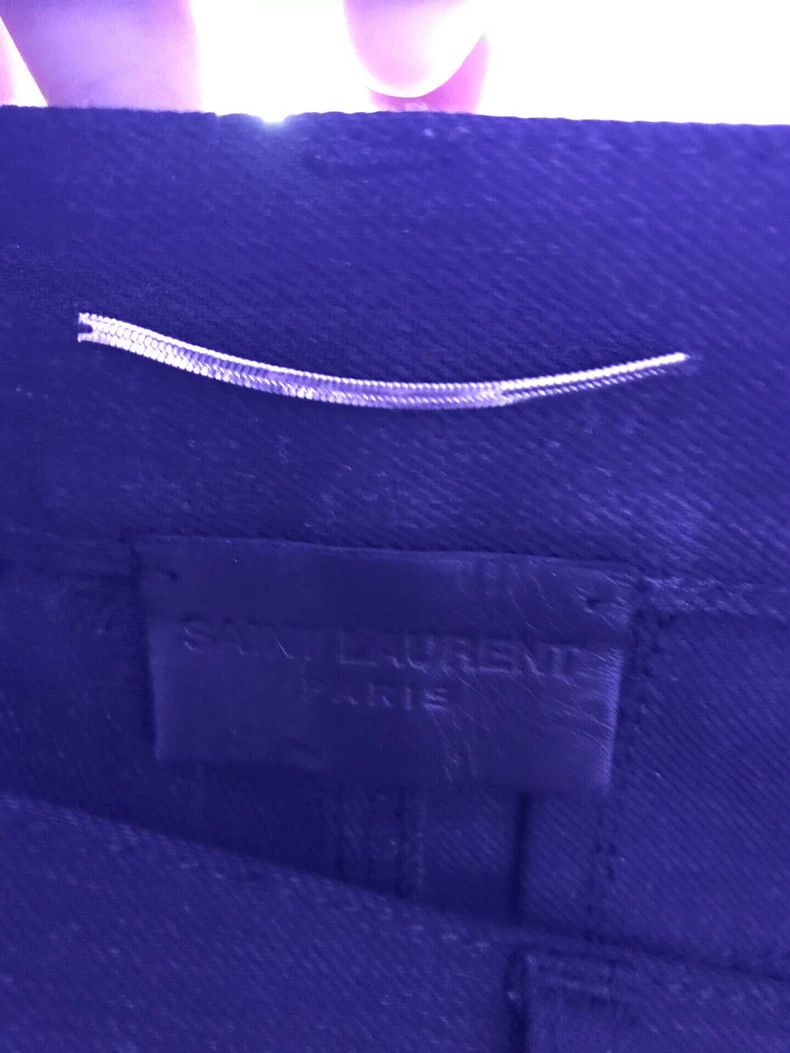 Saint Laurent Paris Saint Laurent Paris Zipper motorcycle pants Size US 31 - 3 Thumbnail