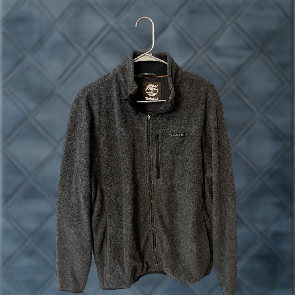 Timberland Timberland Full Zip Jacket Men's Medium Gray Polyester Fleece Outdoors Camp Size US M / EU 48-50 / 2 - 1 Thumbnail