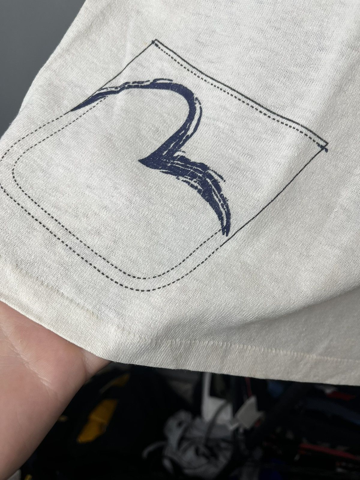 Evisu Rare Vintage Evisu Monogram Logo Japanese T Shirt Size US L / EU 52-54 / 3 - 3 Thumbnail