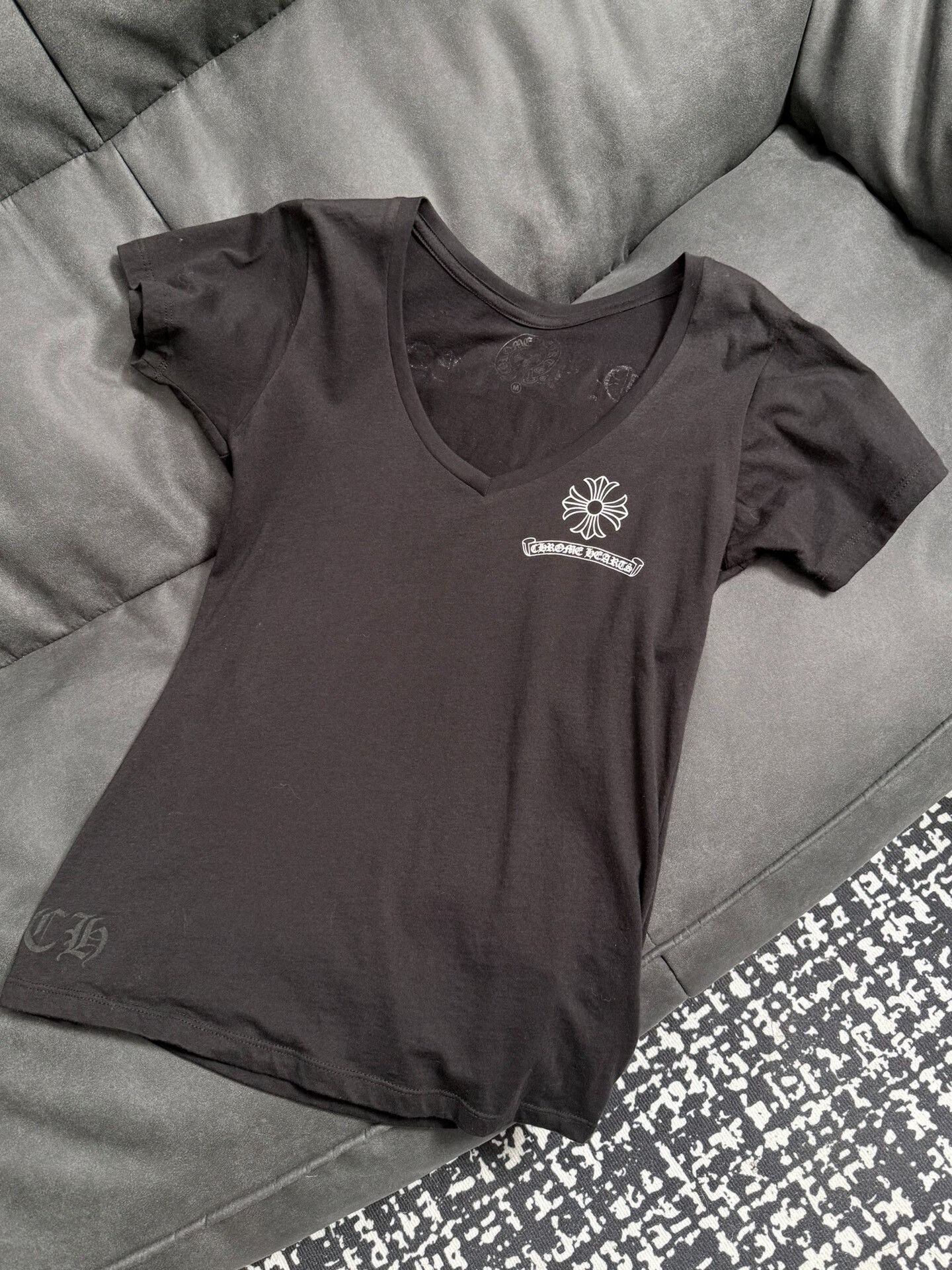 Chrome Hearts Chromehearts White Sword Print T-Shirt Size US M / EU 48-50 / 2 - 1 Thumbnail