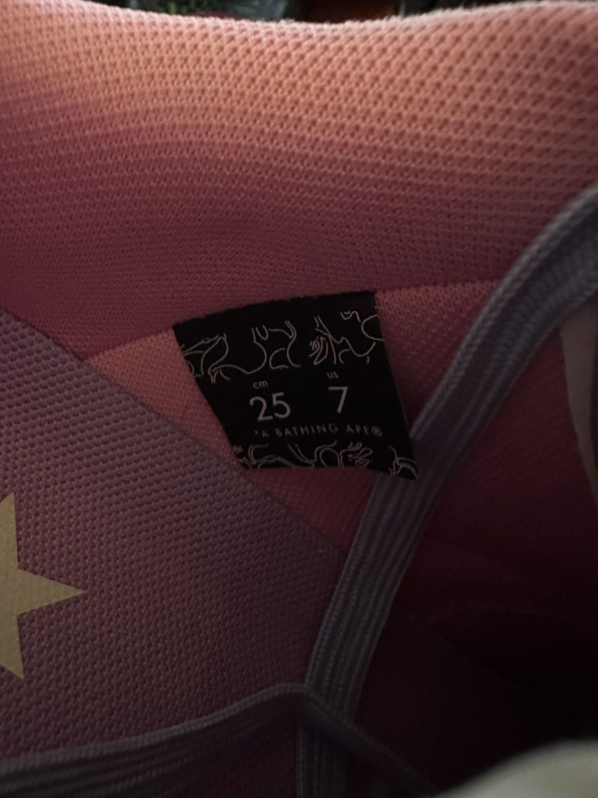 Bape Kidsuper x bapesta sneakers w box Size US 7 / EU 40 - 16 Thumbnail