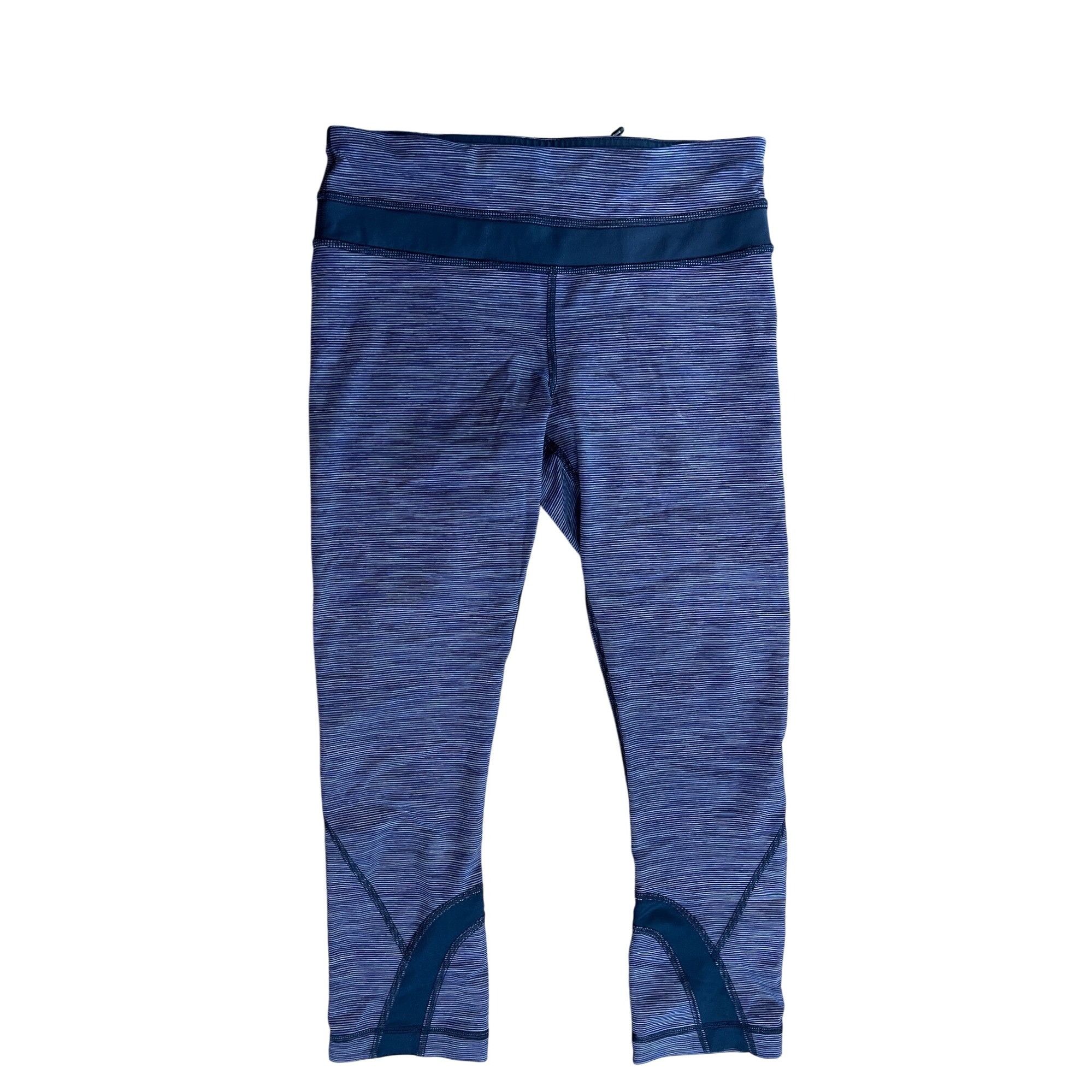 Lululemon Lululemon Run: Inspire Crop IIWee Are From Space Deep Indigo Size 27" / US 4 / IT 40 - 3 Thumbnail