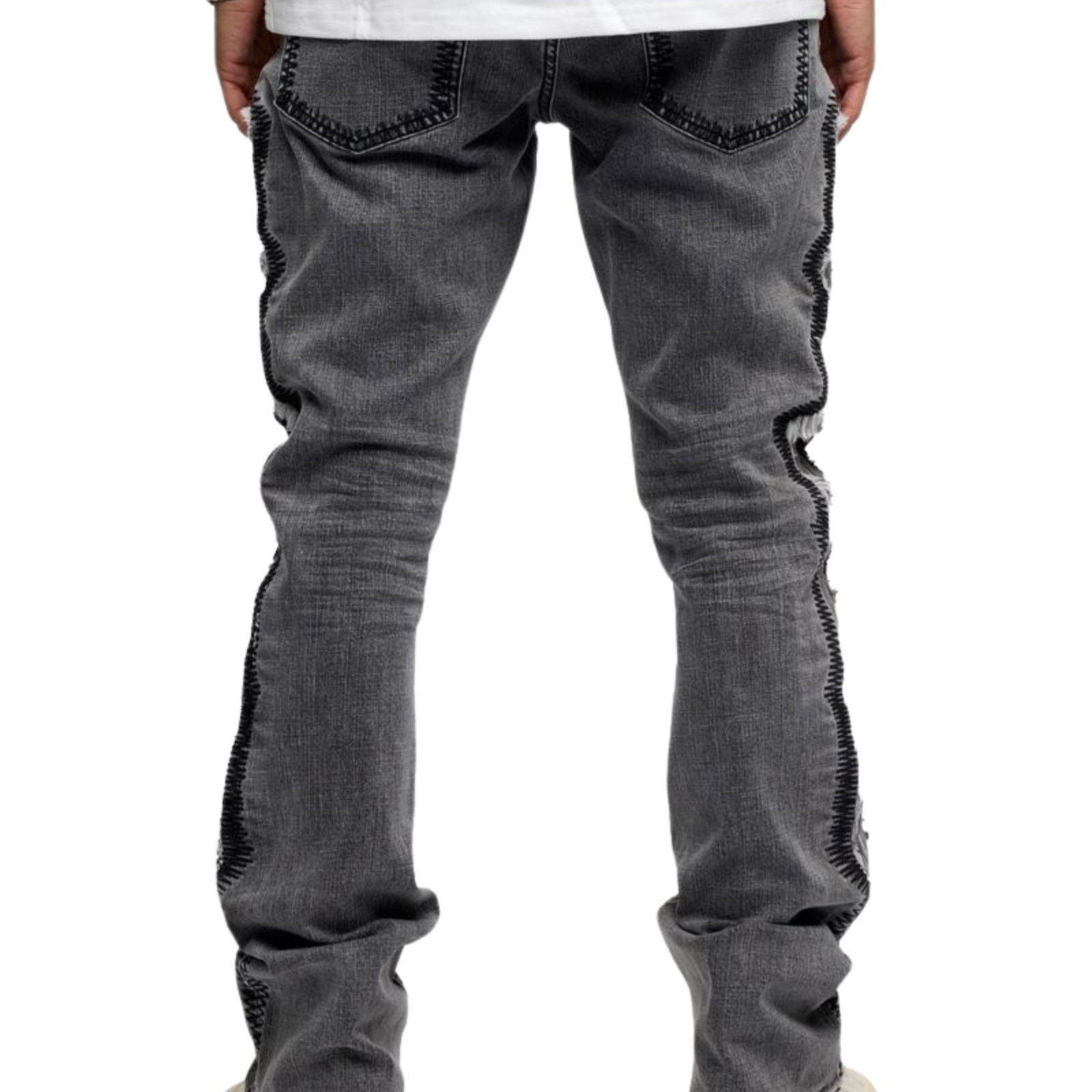 Valabasas Valabasas Spectral Stacked Flare Jeans Distressed Denim 32 Size US 32 / EU 48 - 2 Thumbnail