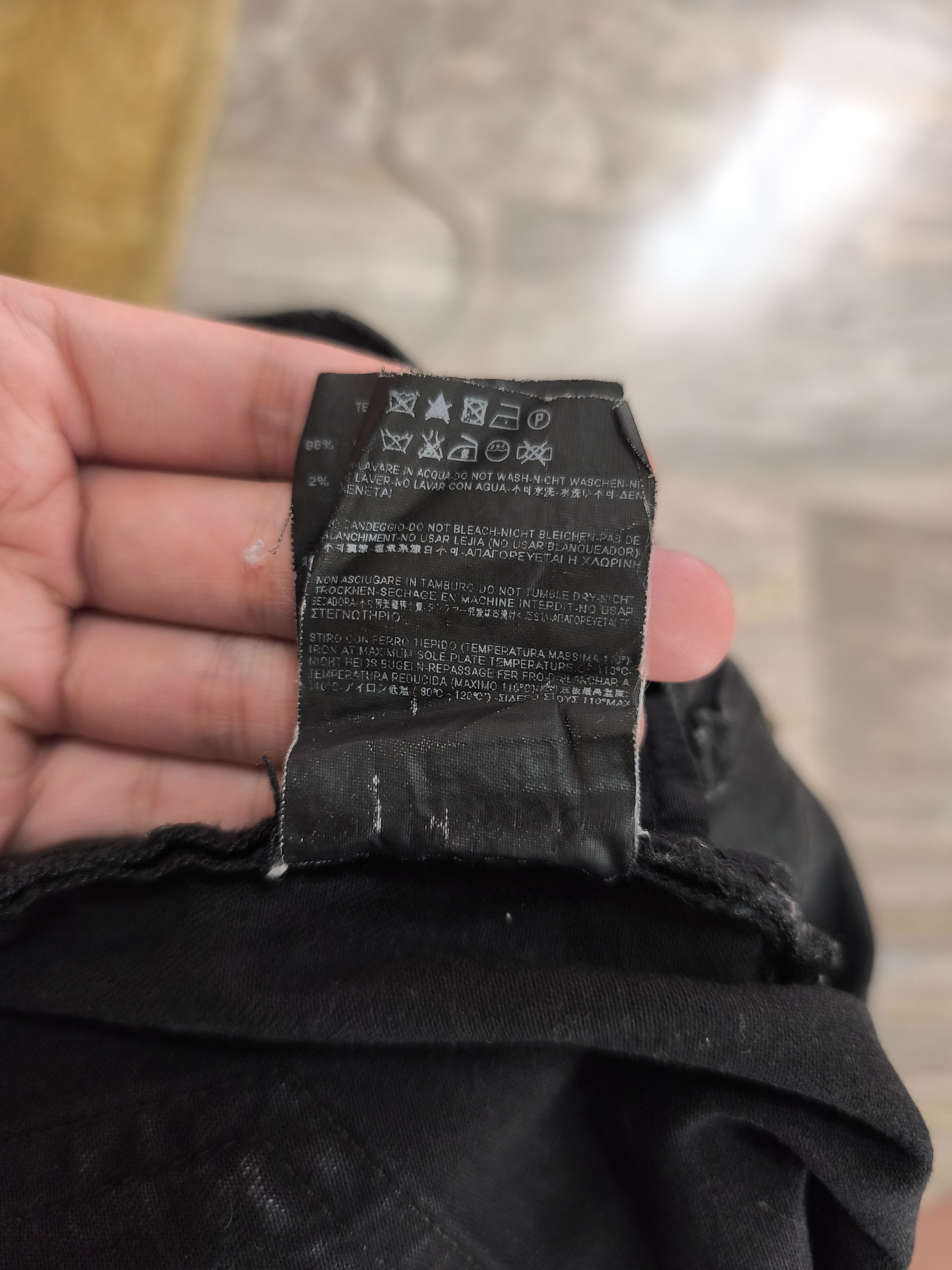 Saint Laurent Paris Saint Laurent Paris 2013 Waxed Black D02 Denim Size US 30 / EU 46 - 15 Thumbnail