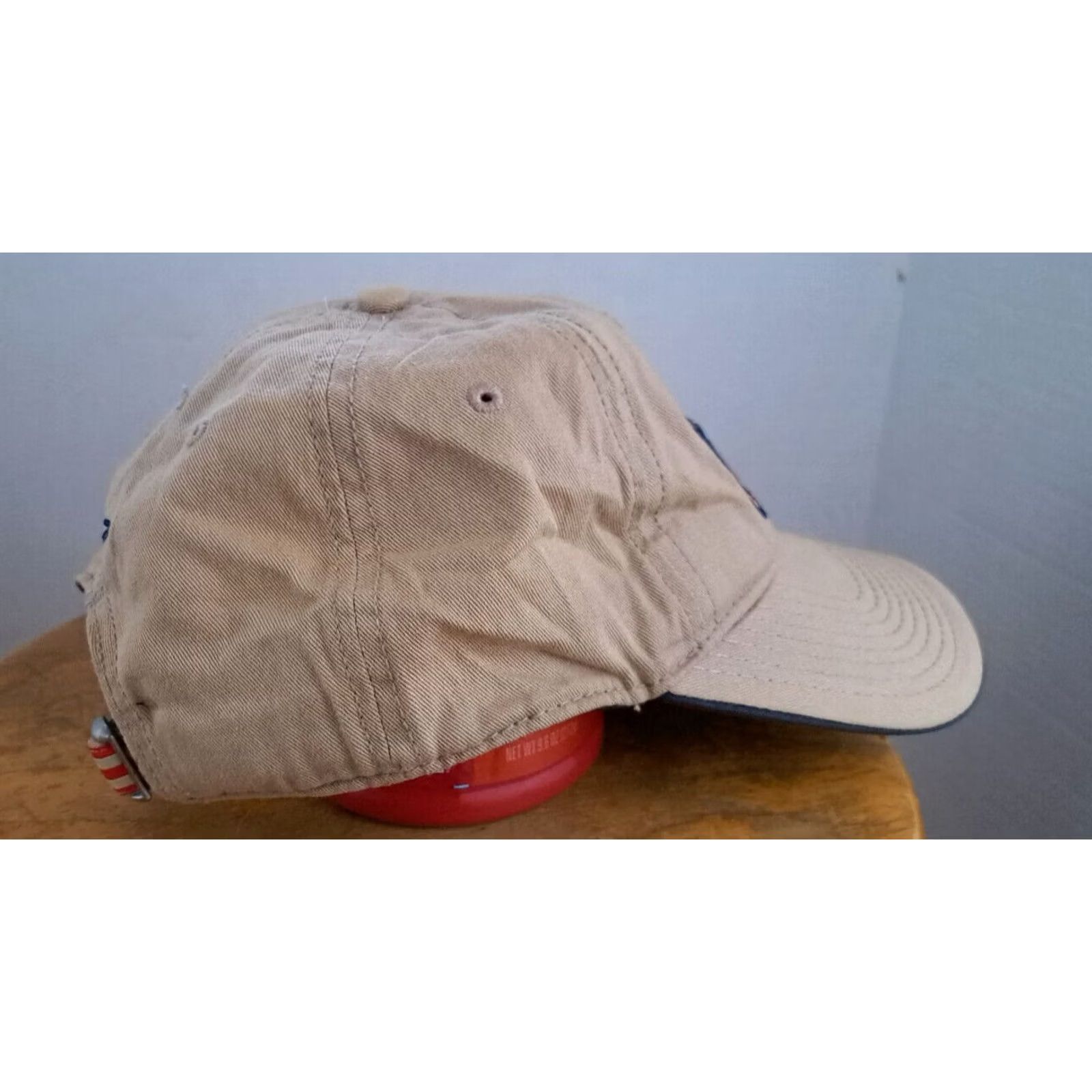 Vintage Toledo University Rockets The Game Adjustable Patrotic Hat Men Beige Cotton Baseball Cap University baseball Rocketeer Adjustable Cap Size ONE SIZE - 4 Thumbnail