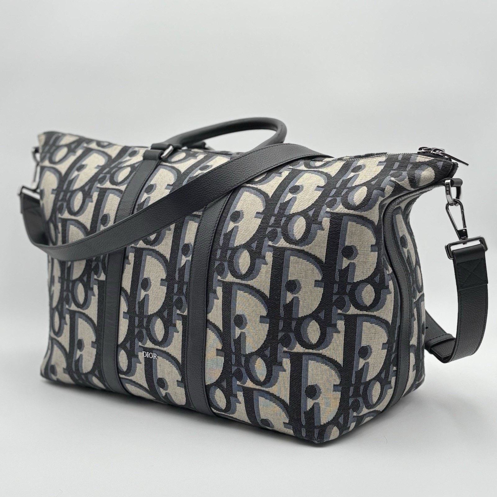 Dior Dior Oblique Jacquard Maxi Weekender 40 Bag | SUPER CLEAN! Size ONE SIZE - 2 Thumbnail