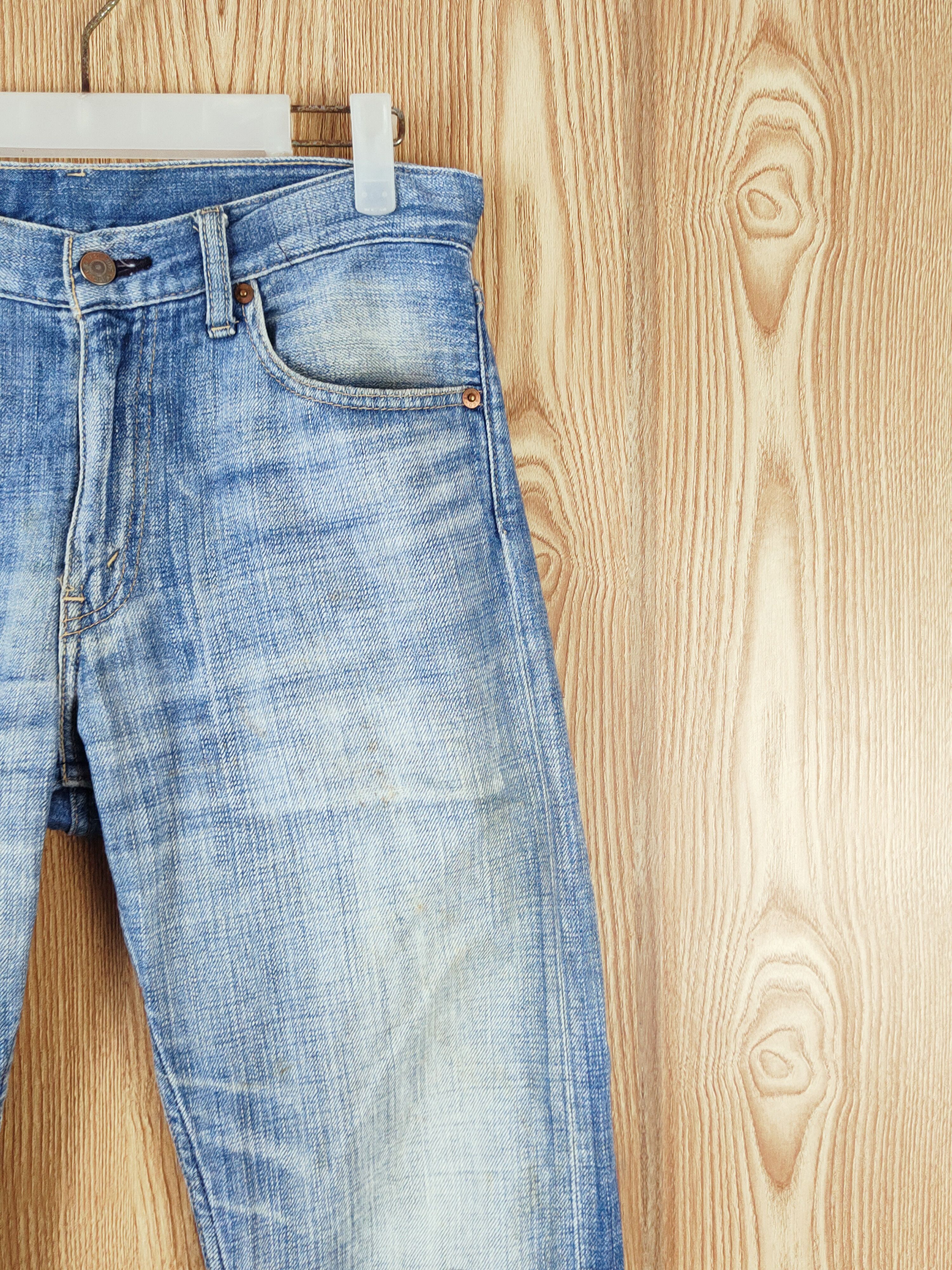 Levi's 505 Levi's Blue Faded Distressed Ripped Jeans #W605 Size US 30 / EU 46 - 5 Thumbnail