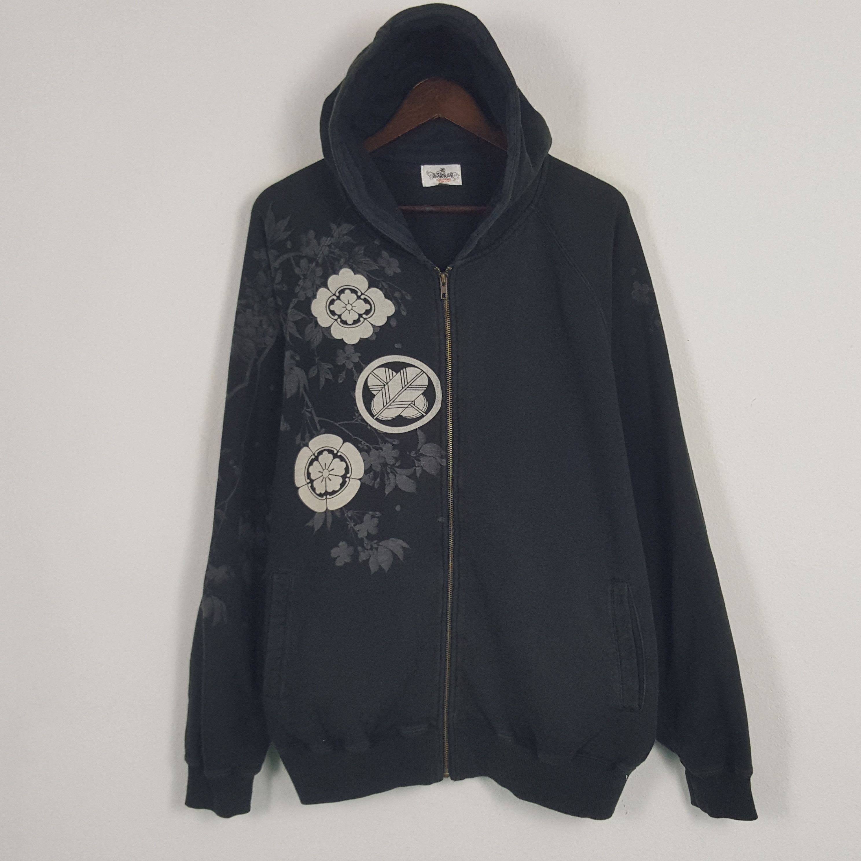 Japanese Brand × Vintage Vintage Karakuri Tamashii Japanese Zipper Jacket Hoodies Size US XXL / EU 58 / 5 - 3 Thumbnail