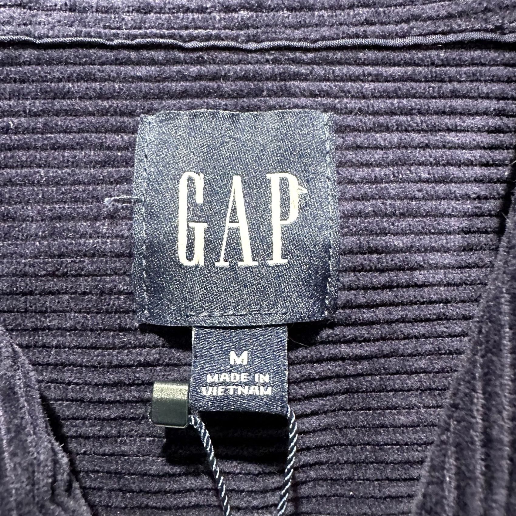 Gap GAP Shirt Mens Medium Navy Blue Corduroy Long Sleeve Button Up NWT MSRP 0 Size US M / EU 48-50 / 2 - 6 Thumbnail