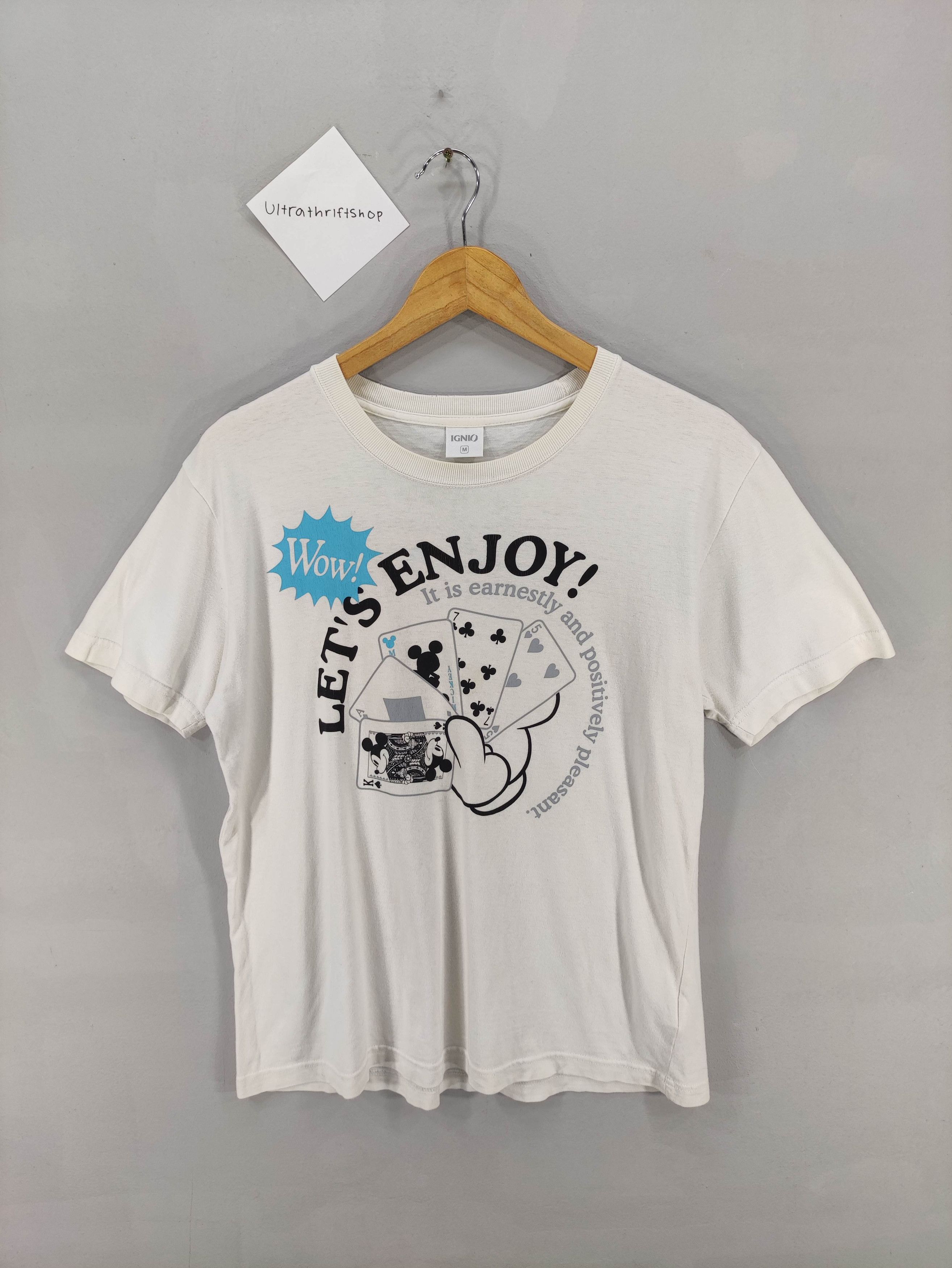 Disney Vintage Ignio Disney Graphic Logo Tee Tshirt Size US M / EU 48-50 / 2 - 1 Thumbnail