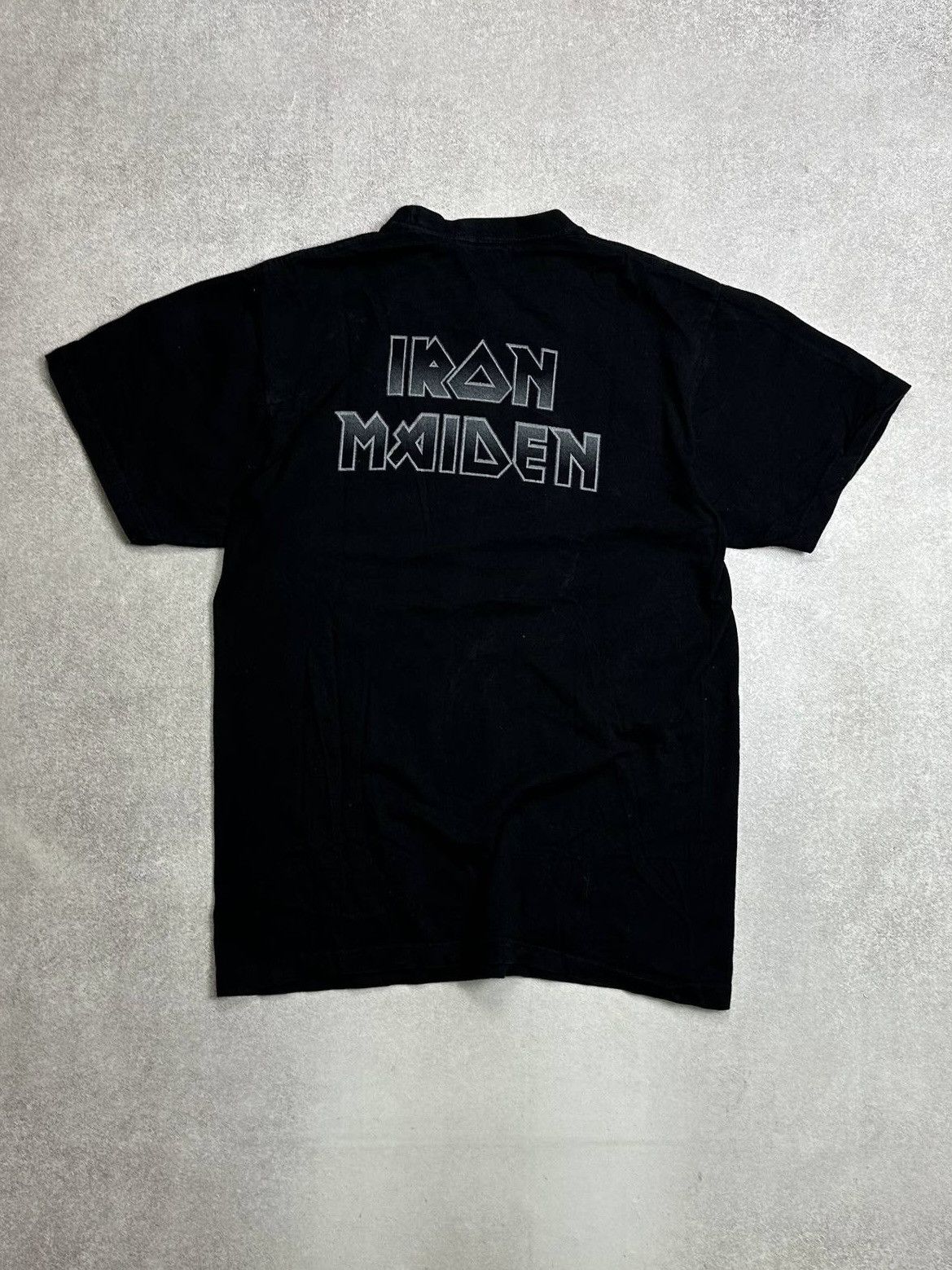 Band Tees Vintage Iron Maiden Trooper Moto T-shirt L Band Tee Size US L / EU 52-54 / 3 - 5 Thumbnail