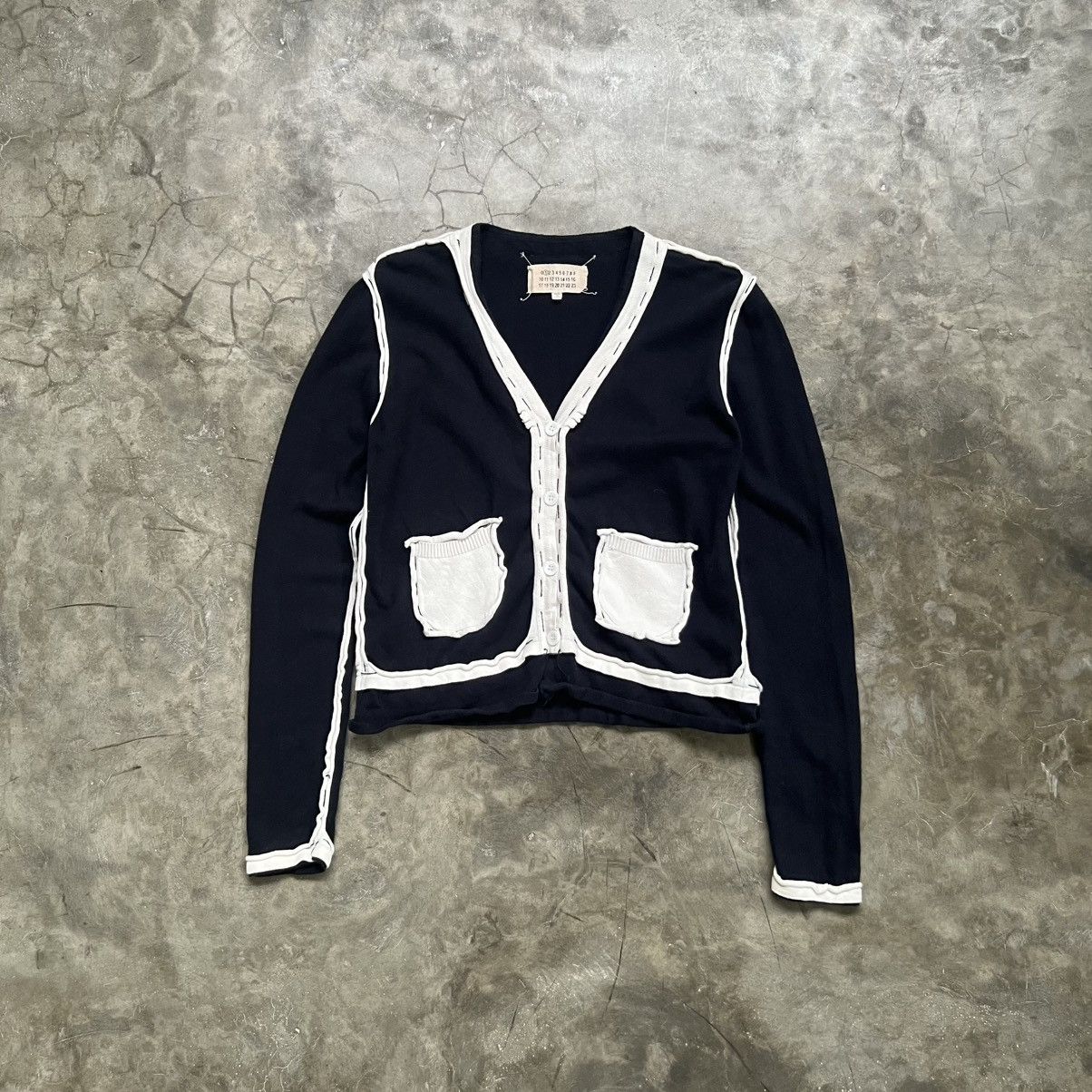 Maison Margiela Maison Margiela Cotton Wool Blend Cardigan Size M / US 6-8 / IT 42-44 - 2 Thumbnail