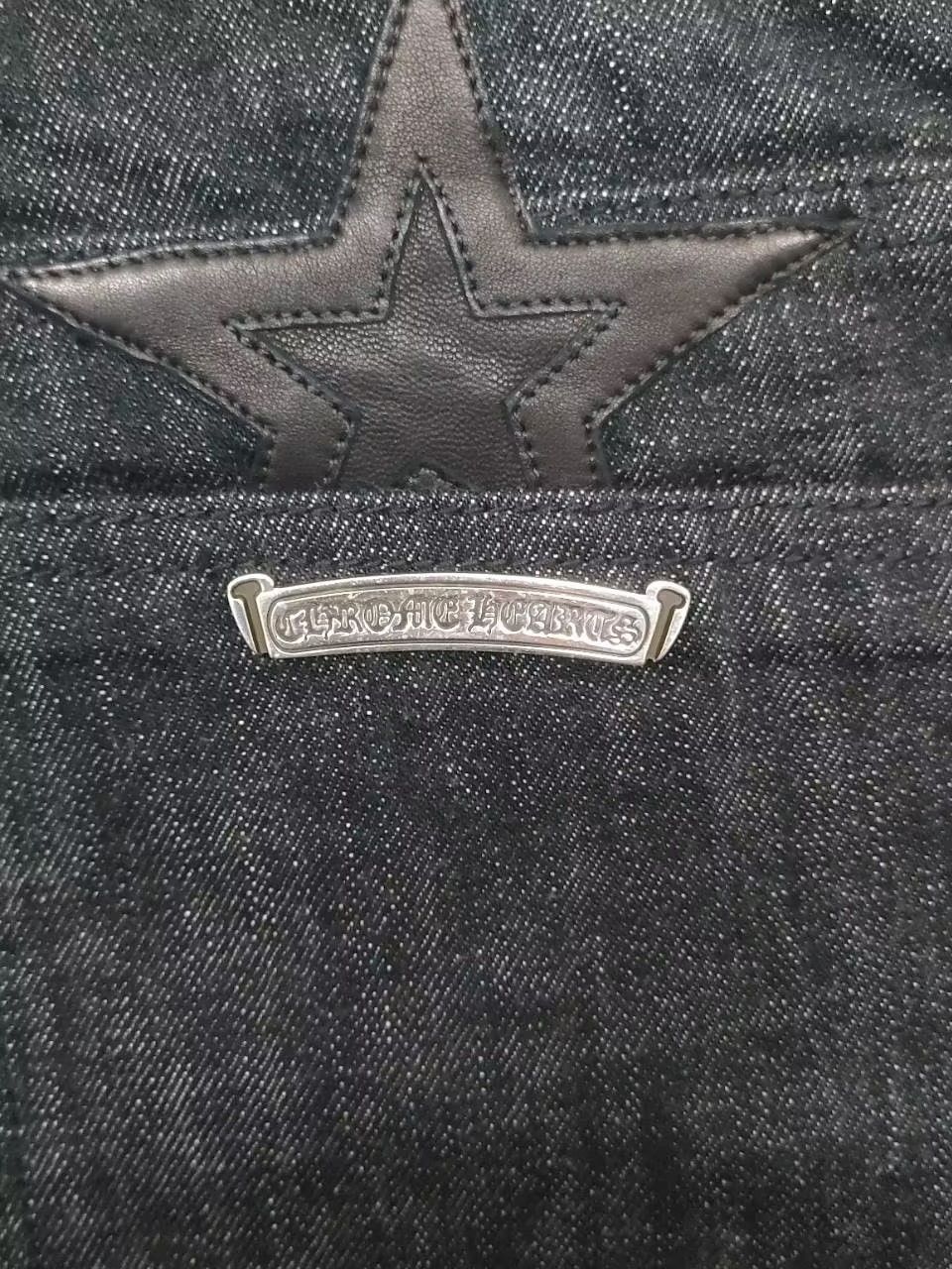 Chrome Hearts Chrome Hearts Black Star Patch Flame Knee Cargo Pants Size US 34 / EU 50 - 8 Thumbnail