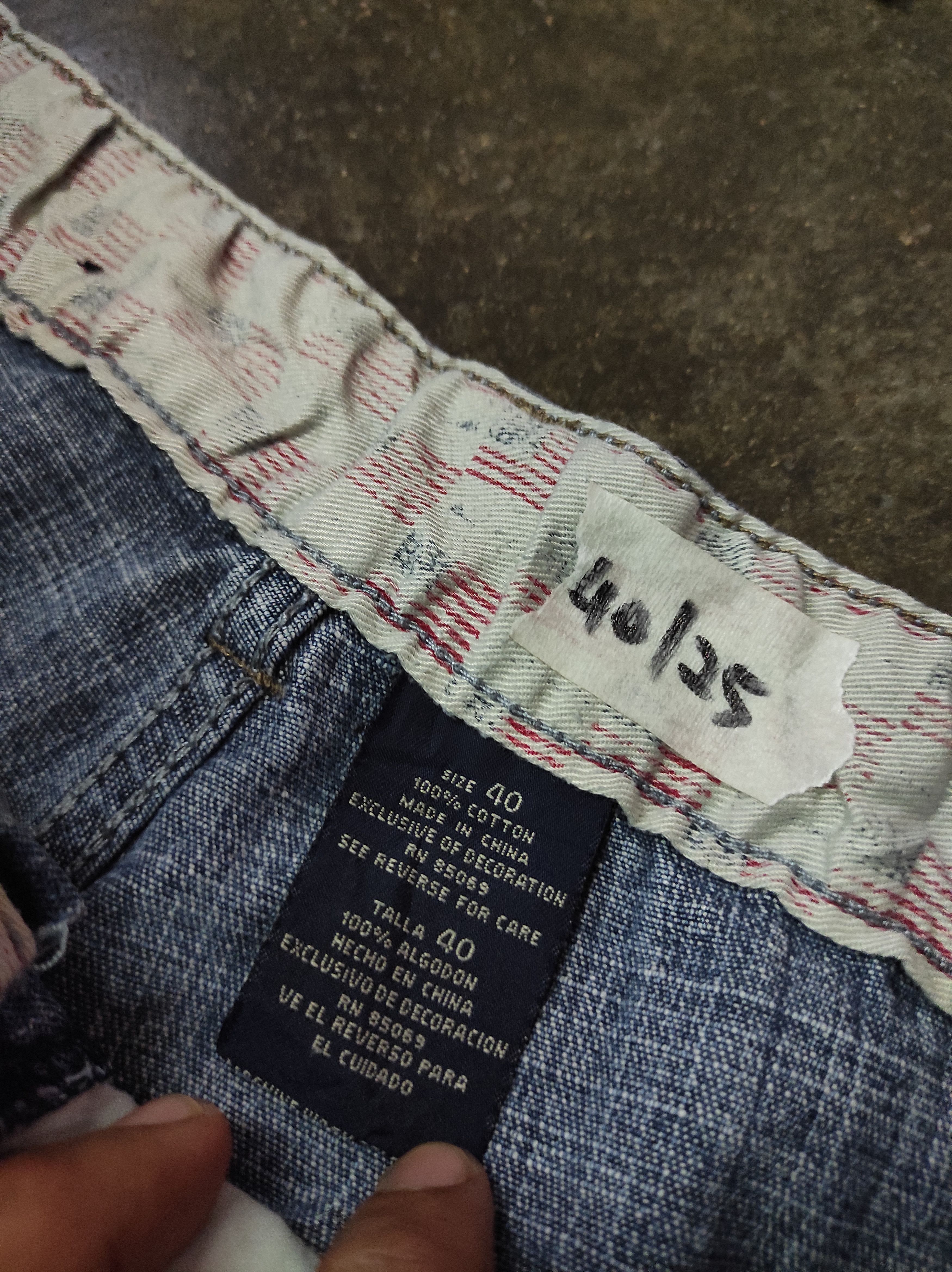 Vintage PACO JEANS BAGGY DENIM SHORT PANTS Size US 40 / EU 56 - 8 Thumbnail