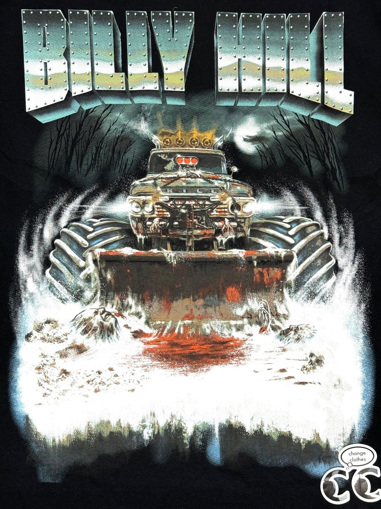 Billy Hill 2021 billy hill snowplow tee monster truck graveyard shirt Size US M / EU 48-50 / 2 - 2 Thumbnail