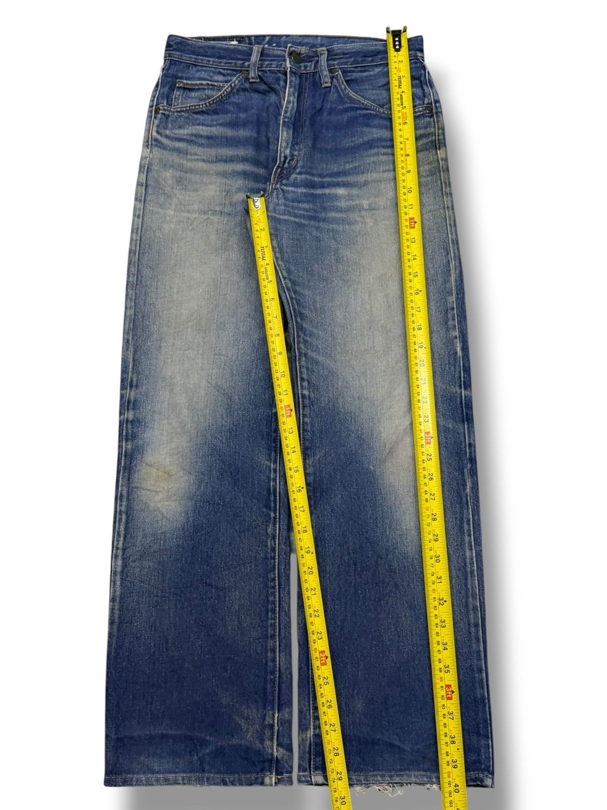 Big John Vintage 80s BIG JOHN BIG-WASHING Japan | Relaxed Straight 29 Size US 29 - 15 Thumbnail