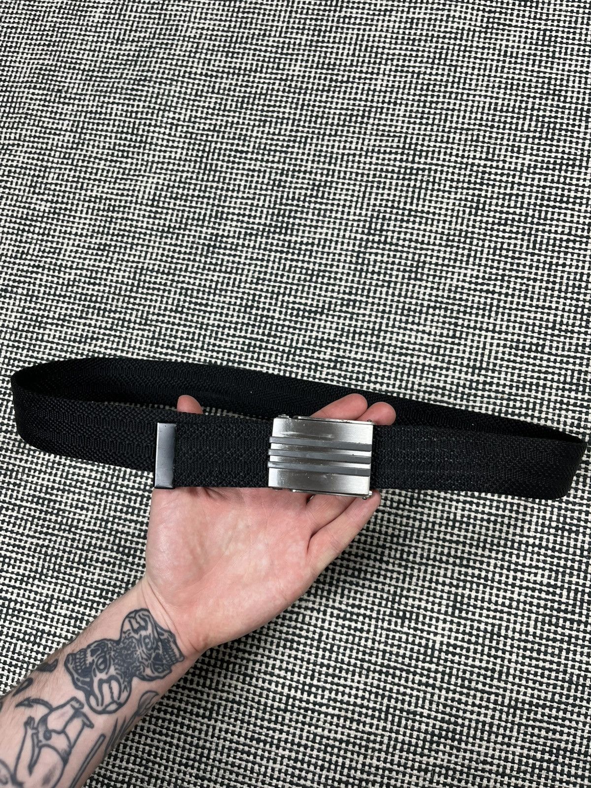 Adidas y2k Adidas Three stripes logo buckle belt uni size Size ONE SIZE - 1 Thumbnail