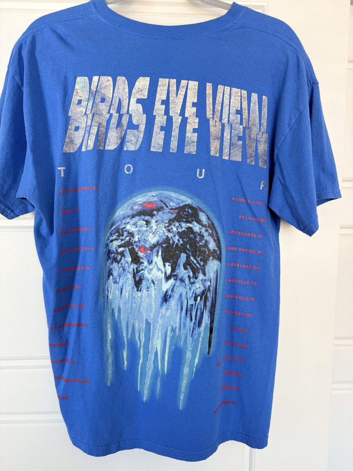 Travis Scott 2017 Travis Scott Birds Eye View Tour T-Shirt Size US L / EU 52-54 / 3 - 1 Thumbnail